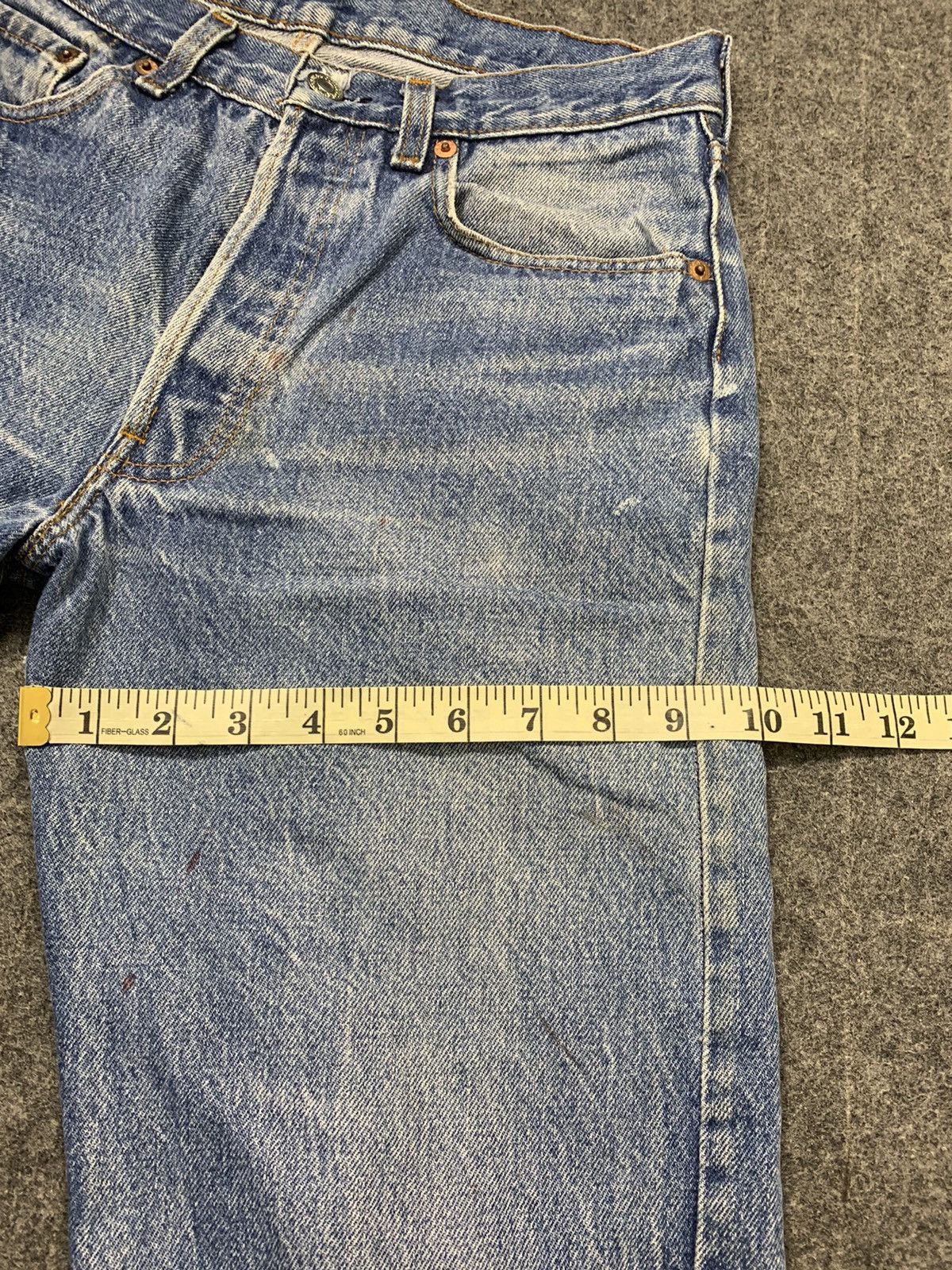 Levi's Vintage Clothing 90s Levis Lot 501 Buttonfly Denim Faded Jeans Size 28" / US 6 / IT 42 - 9 Thumbnail