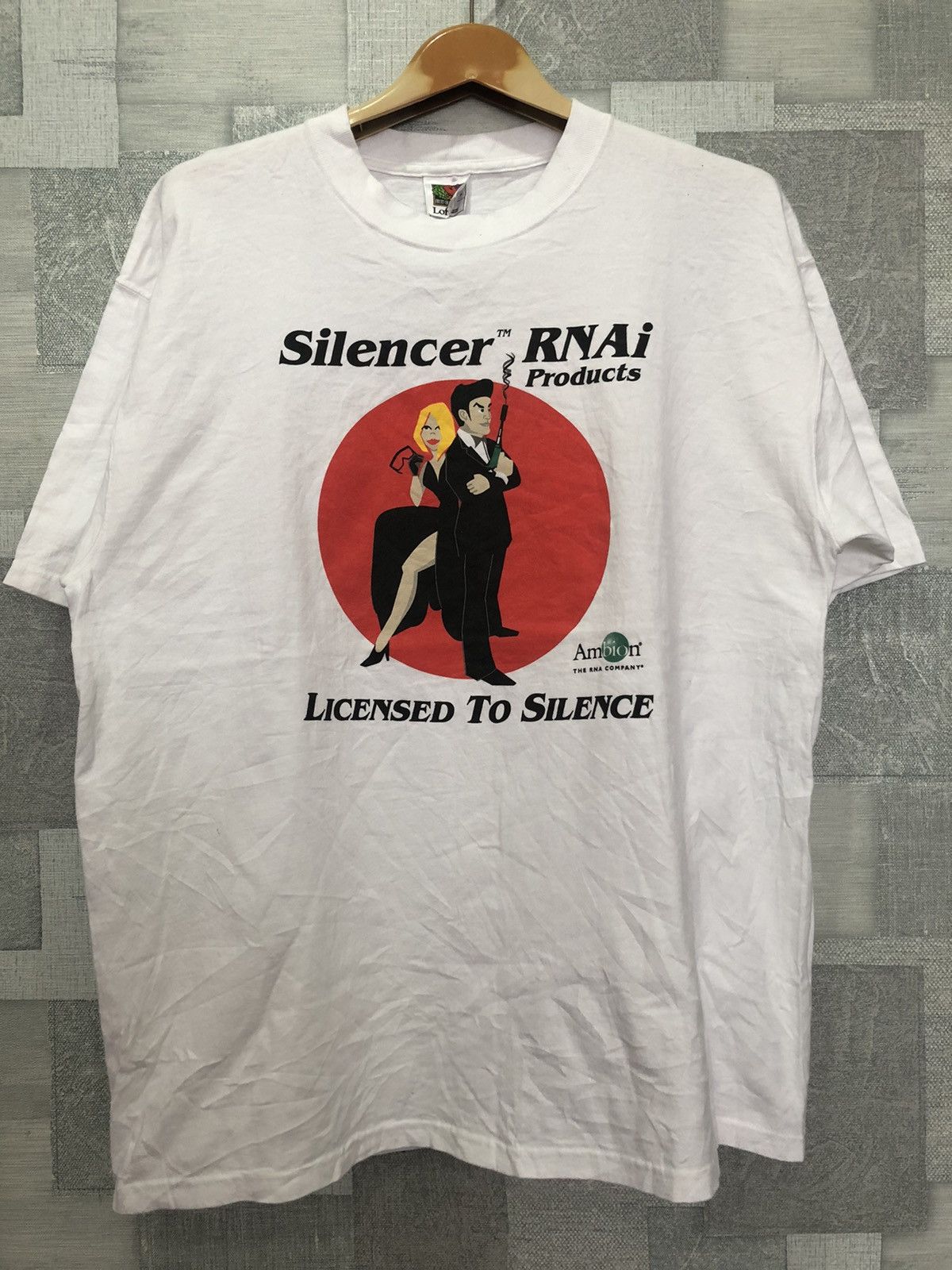 Image of Vintage Not Licensed To Kill Movie in White, Men's (Size XL)