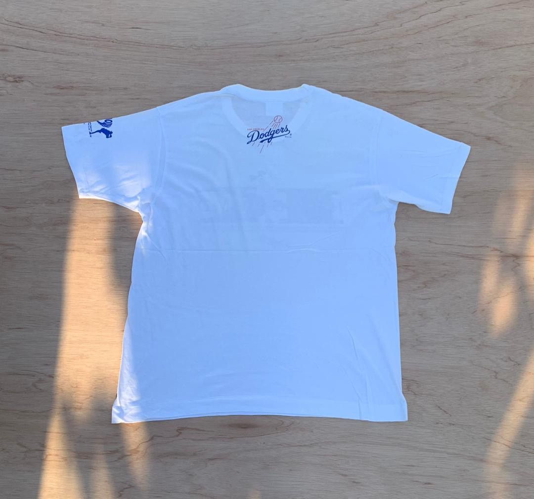 Vintage Vintage Tee Dodgers ( A 13 ) Size US L / EU 52-54 / 3 - 3 Thumbnail