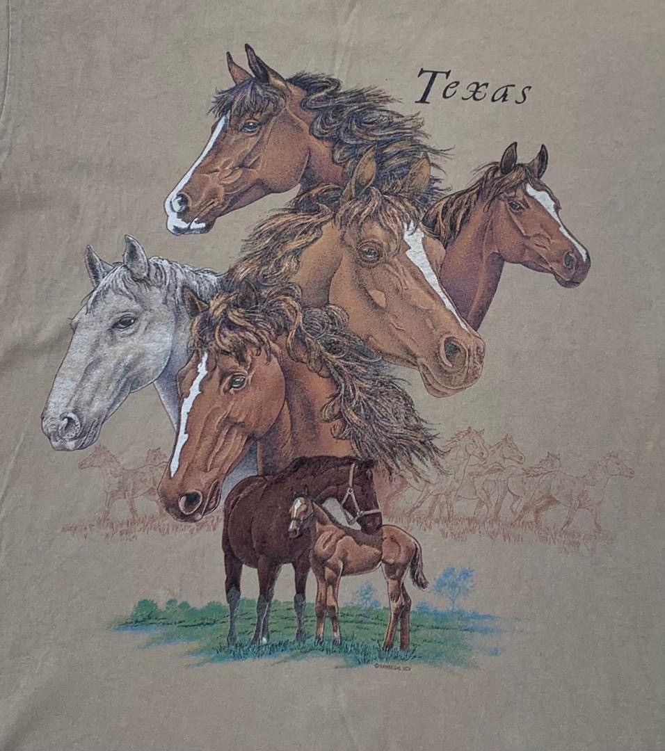 Anvil × Habitat × Vintage Vintage Tee D - 19 habitat animal horses Size US L / EU 52-54 / 3 - 3 Thumbnail