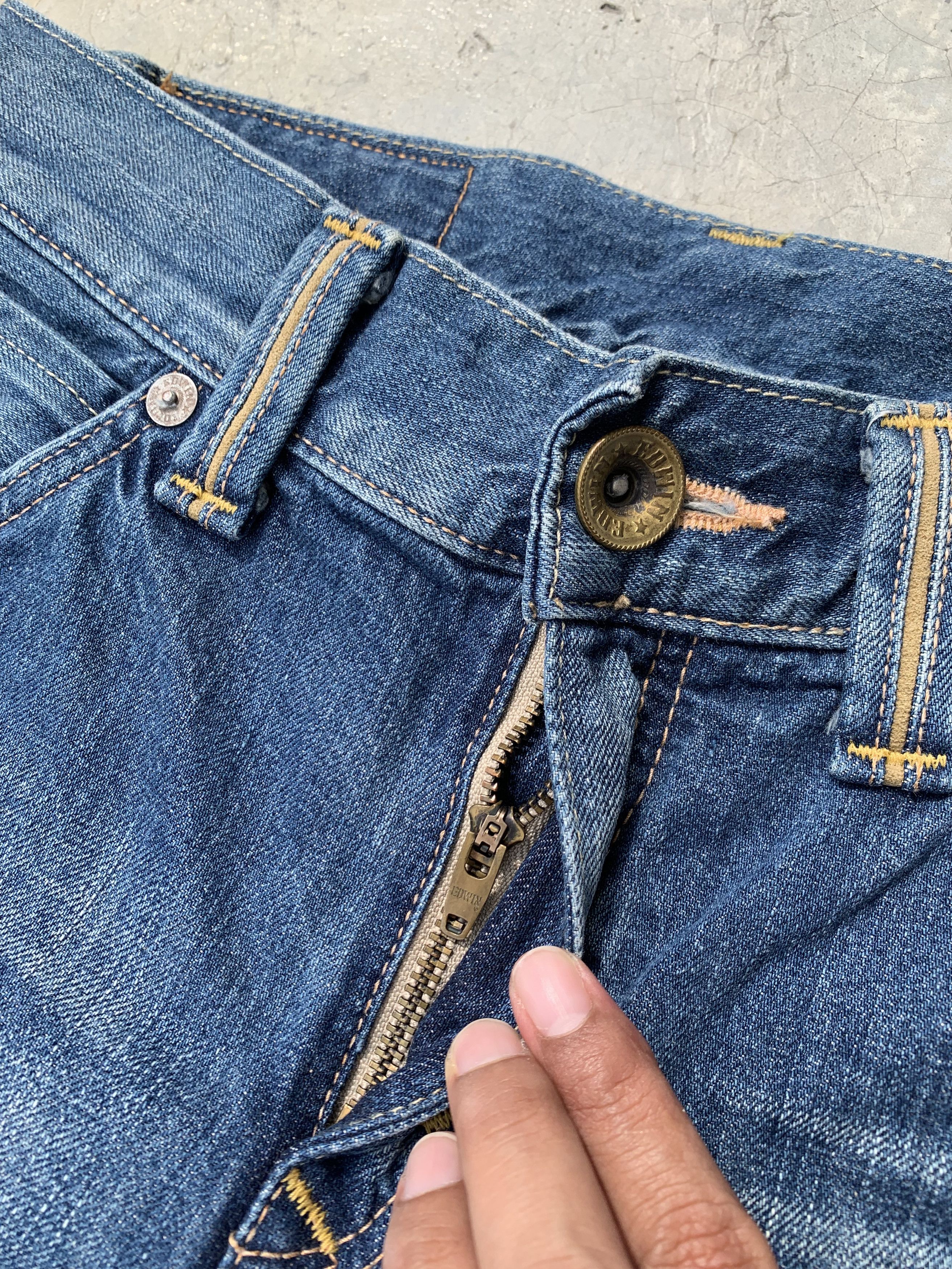 Edwin Vintage Edwin Nice Design Denim Jeans Size US 30 / EU 46 - 8 Thumbnail