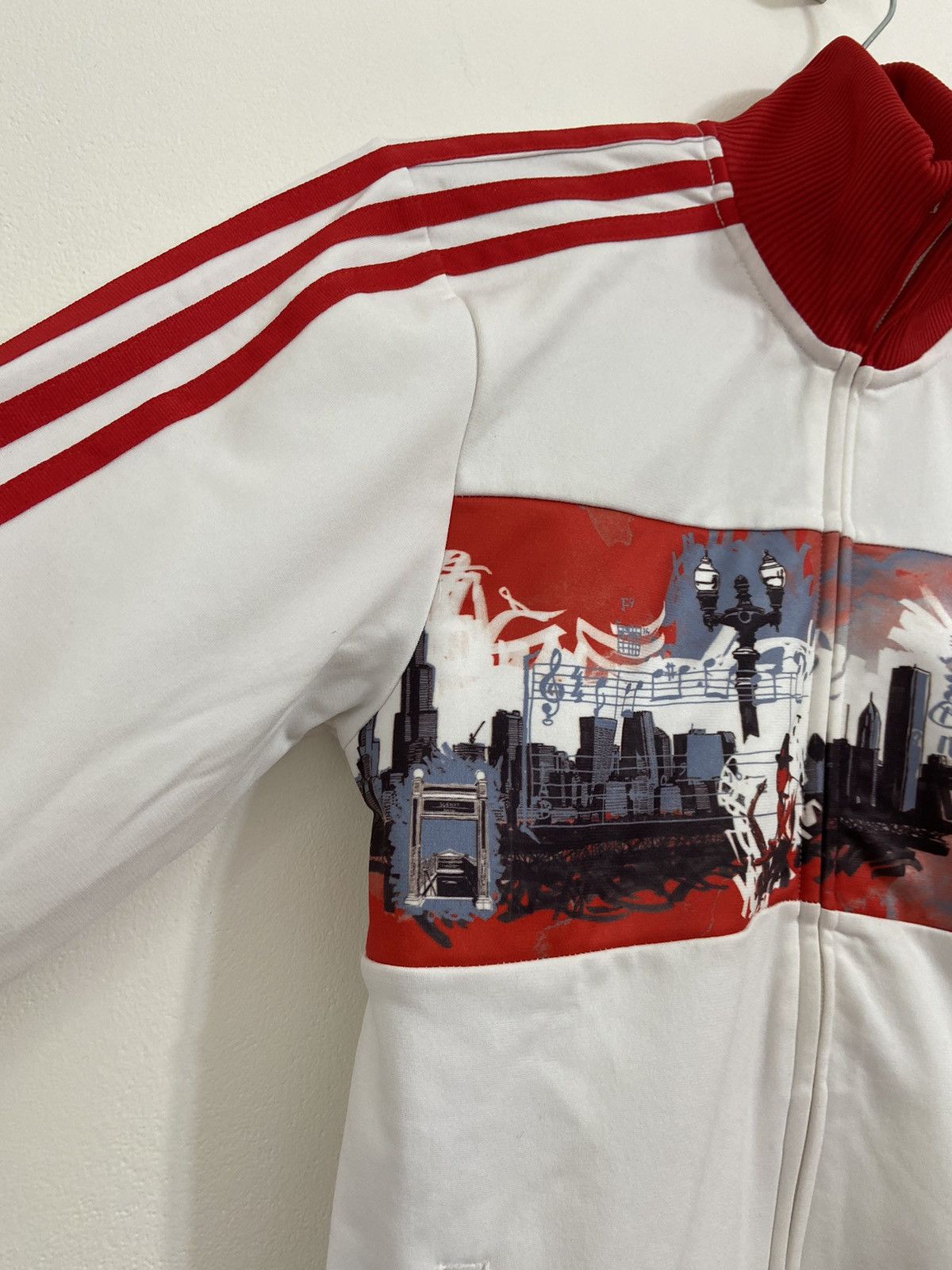 NBA Adidas Chicago Bulls Track Top Vintage Size US XS / EU 42 / 0 - 10 Thumbnail