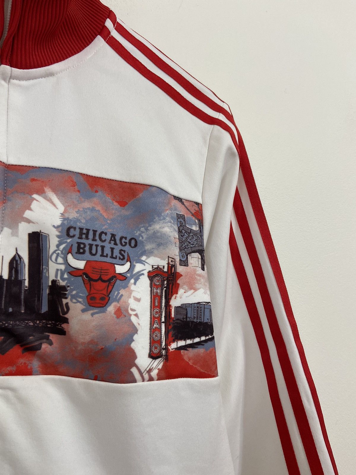 NBA Adidas Chicago Bulls Track Top Vintage Size US XS / EU 42 / 0 - 7 Thumbnail