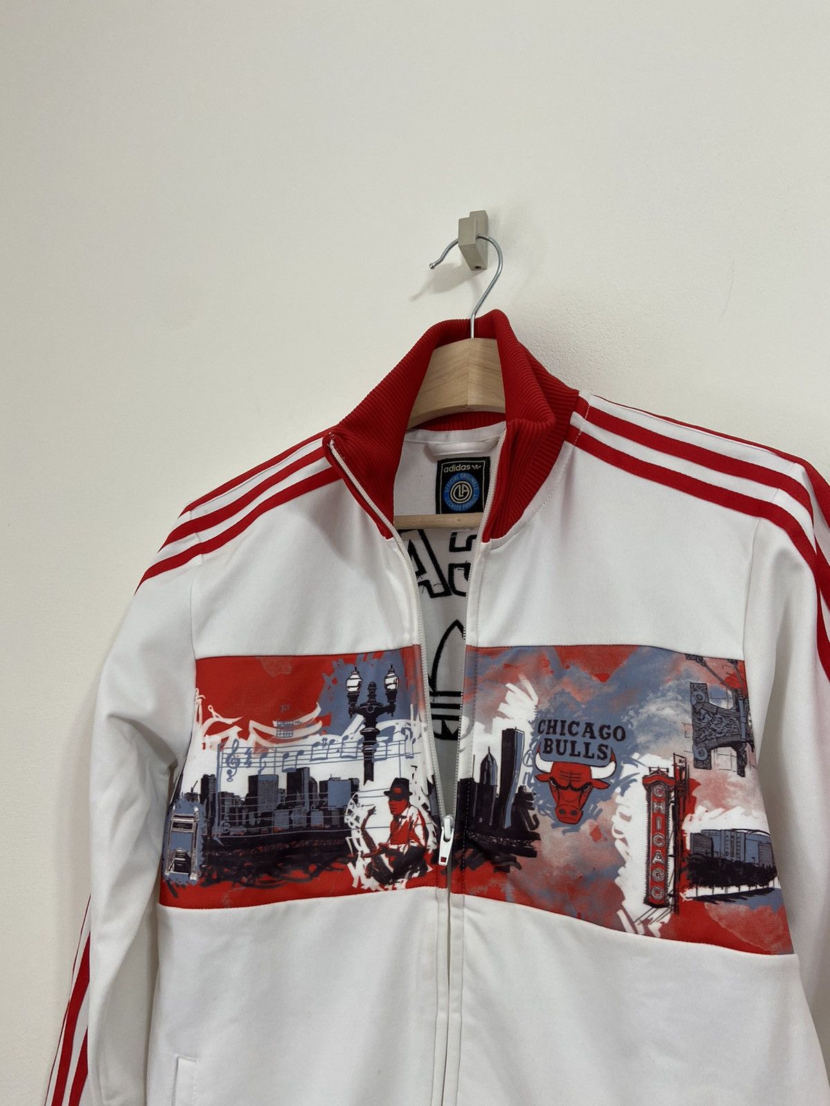 NBA Adidas Chicago Bulls Track Top Vintage Size US XS / EU 42 / 0 - 13 Thumbnail