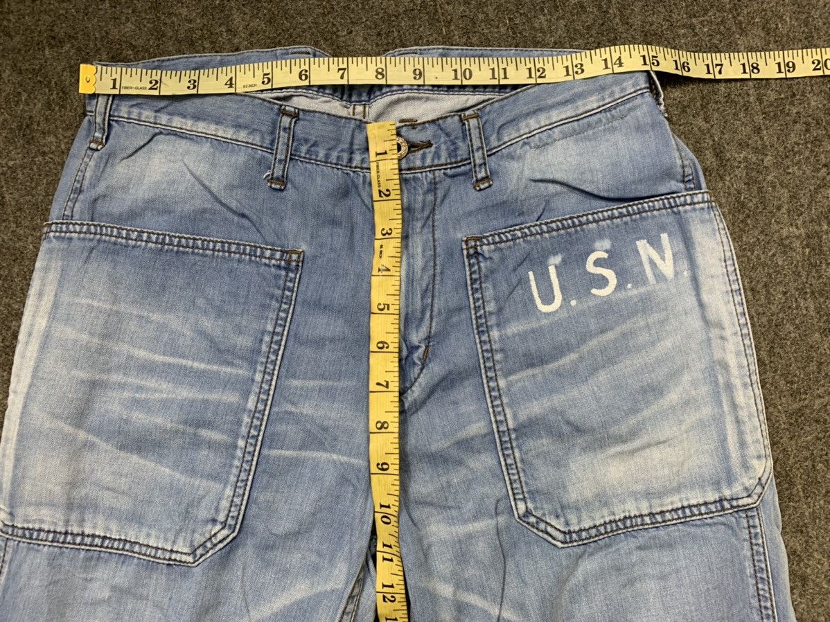 Vintage Vintage USN Buckle Back Denim Jeans Pant Trouser Size US 30 / EU 46 - 8 Thumbnail