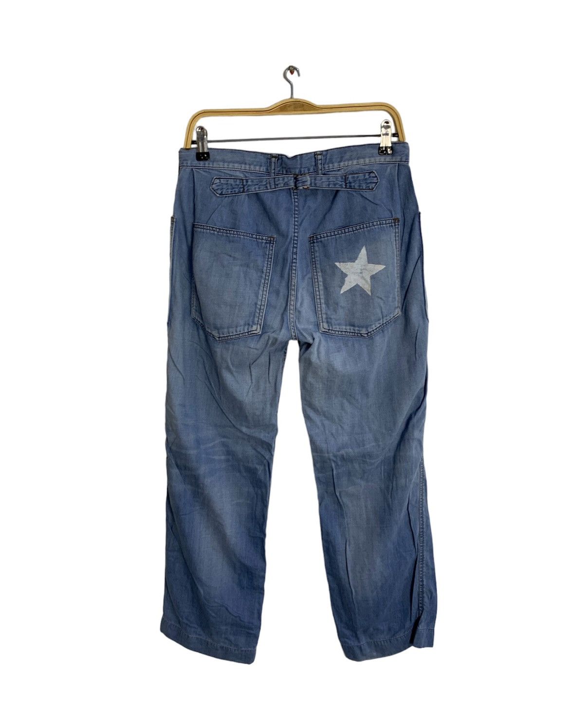 Vintage Vintage USN Buckle Back Denim Jeans Pant Trouser Size US 30 / EU 46 - 2 Thumbnail