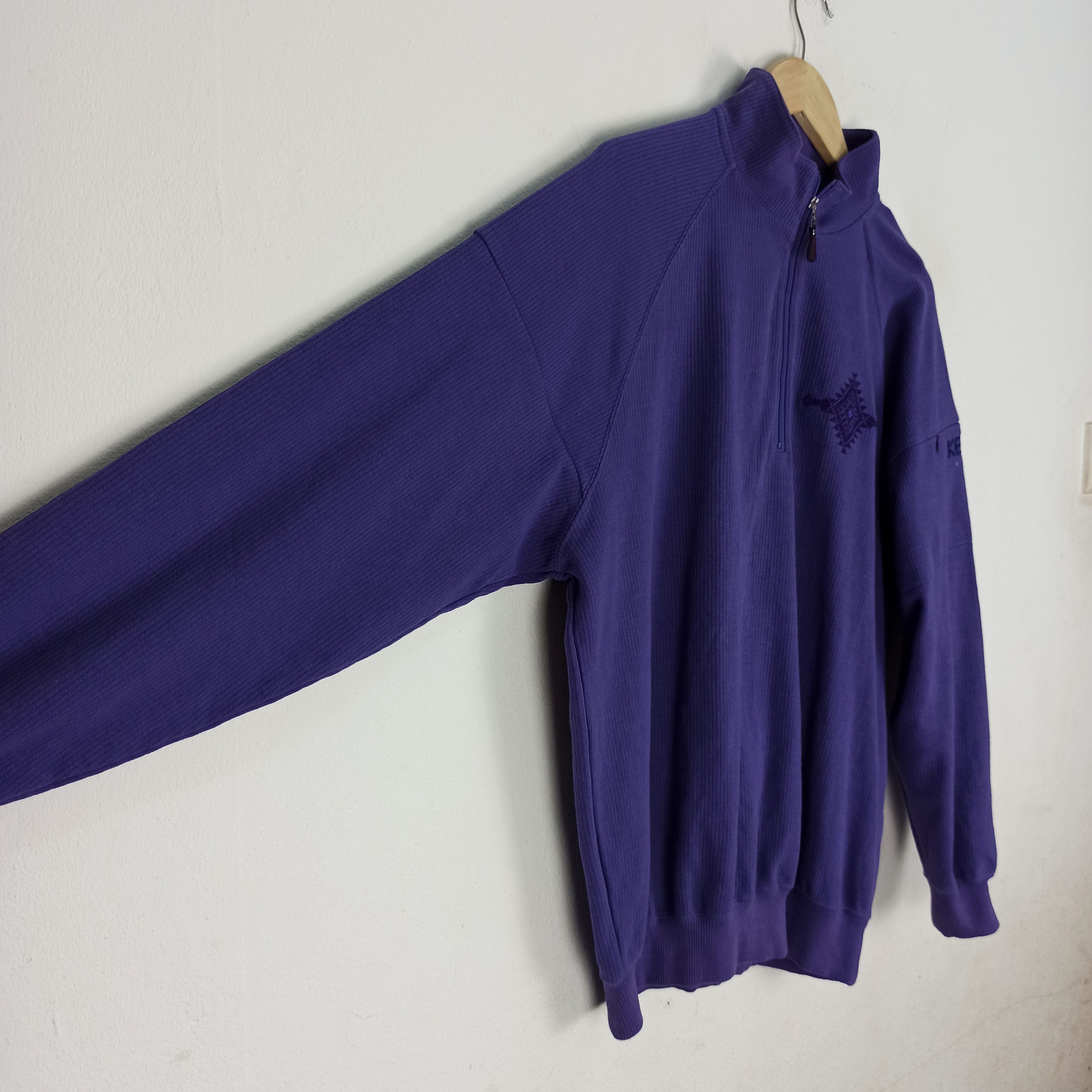 Kenzo Vintage KENZO GOLF Sweatshirt Purple Colour Size US L / EU 52-54 / 3 - 3 Thumbnail