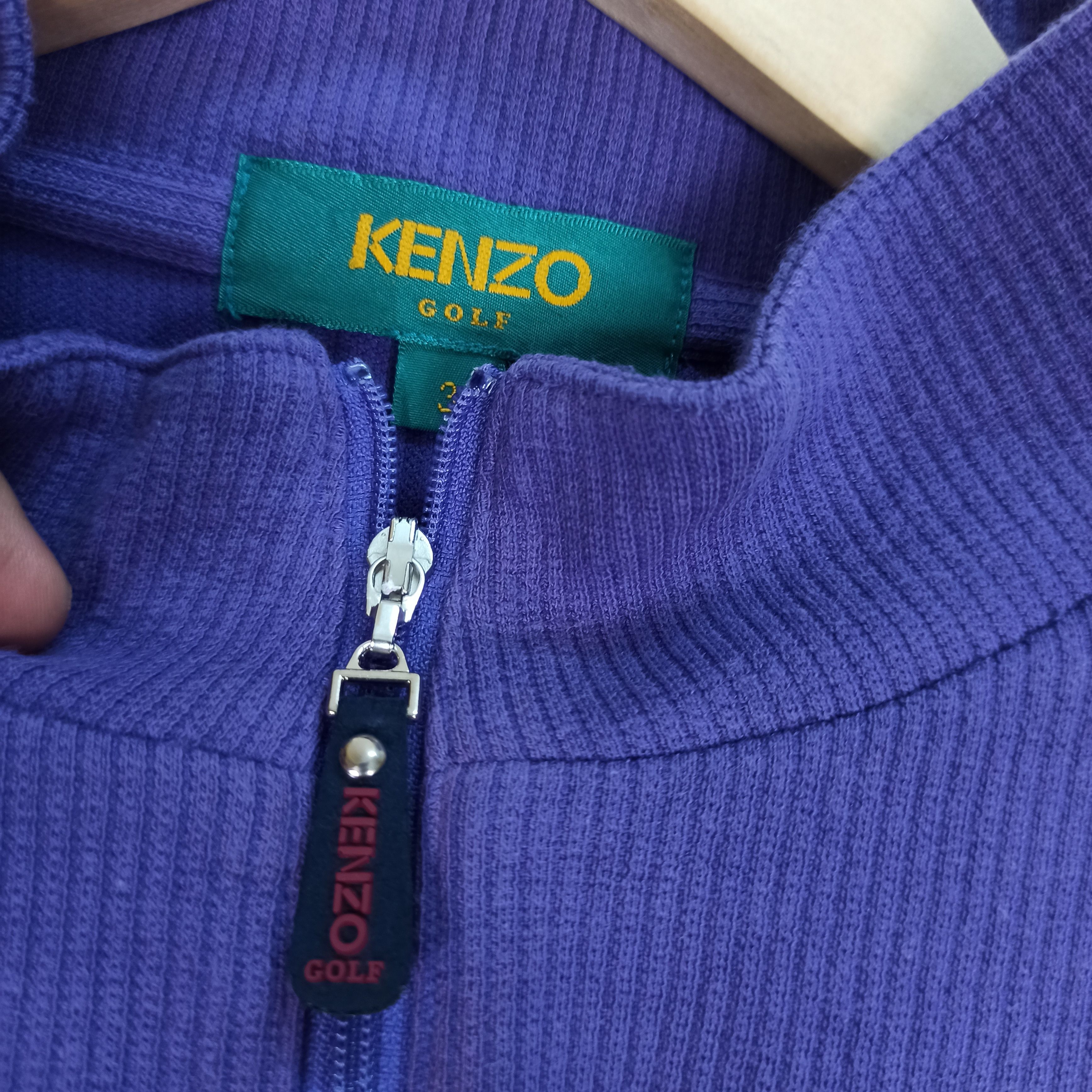 Kenzo Vintage KENZO GOLF Sweatshirt Purple Colour Size US L / EU 52-54 / 3 - 6 Thumbnail
