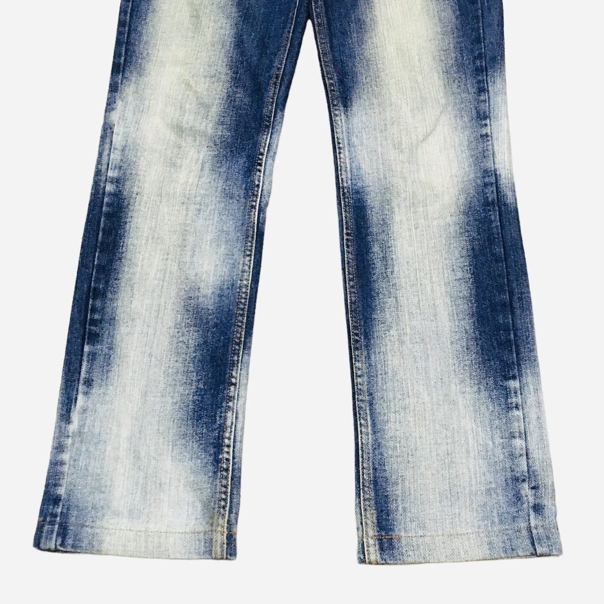 If Six Was Nine × Japanese Brand Rare Vintage Japanese Brand Double Focus Bleach Jeans 1990s Size US 32 / EU 48 - 5 Thumbnail
