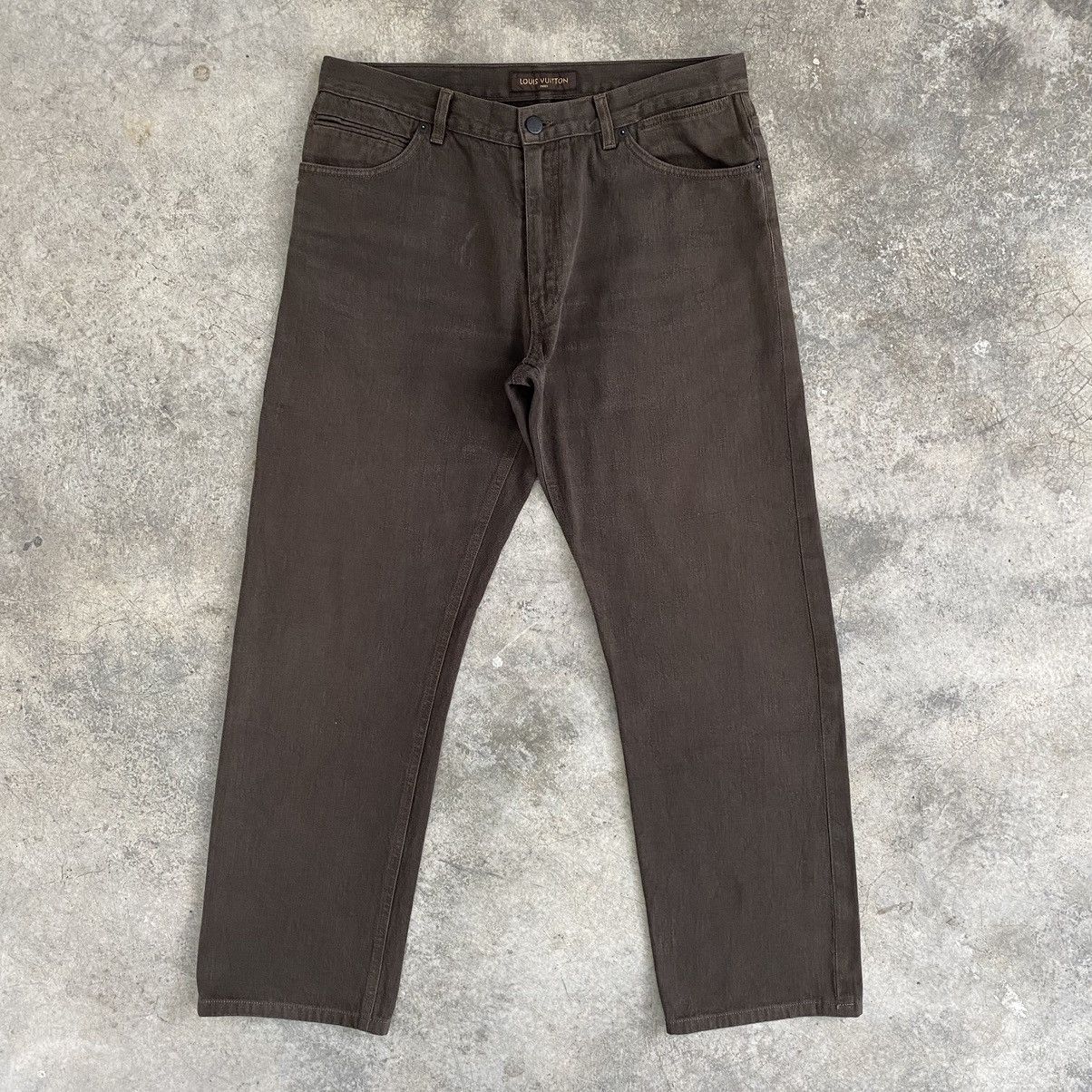 Louis Vuitton Straight Fit Selvedge Denim Jeans Size 33