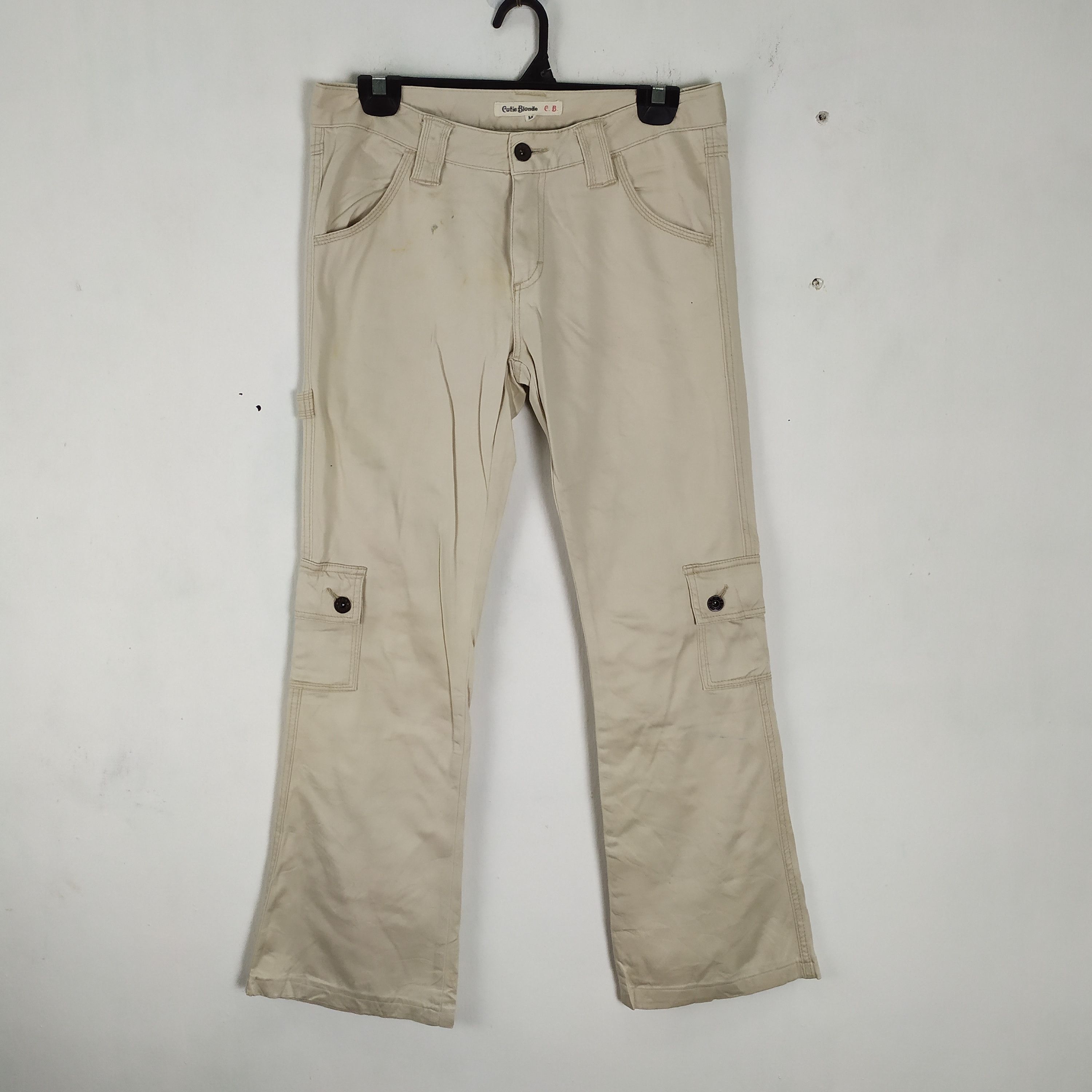 Japanese Brand C.B FLARE CARGO PANTS MULTIPOCKET TACTICAL Size US 30 / EU 46 - 1 Thumbnail