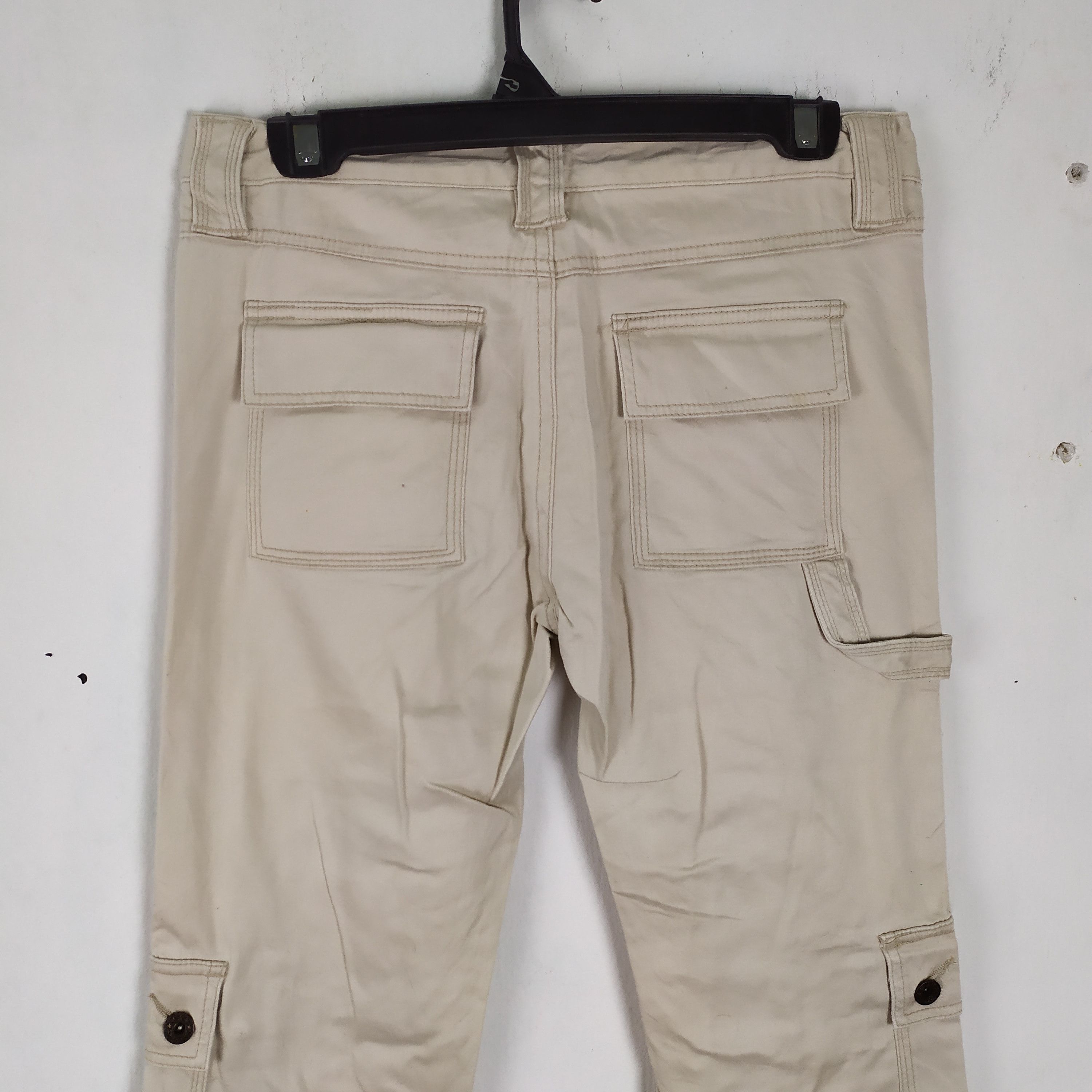 Japanese Brand C.B FLARE CARGO PANTS MULTIPOCKET TACTICAL Size US 30 / EU 46 - 6 Thumbnail