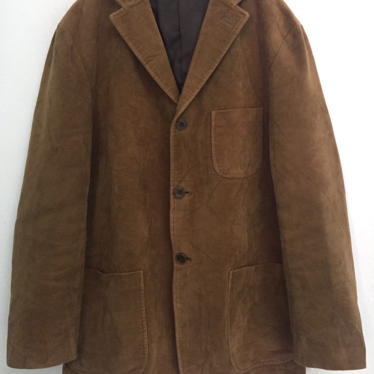Uniqlo Fabric From ITALY Nice Browny Uniqlo Jacket Coat Size US M / EU 48-50 / 2 - 6 Thumbnail