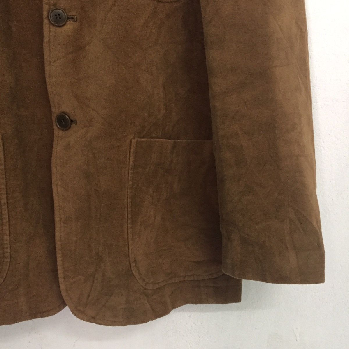 Uniqlo Fabric From ITALY Nice Browny Uniqlo Jacket Coat Size US M / EU 48-50 / 2 - 4 Thumbnail