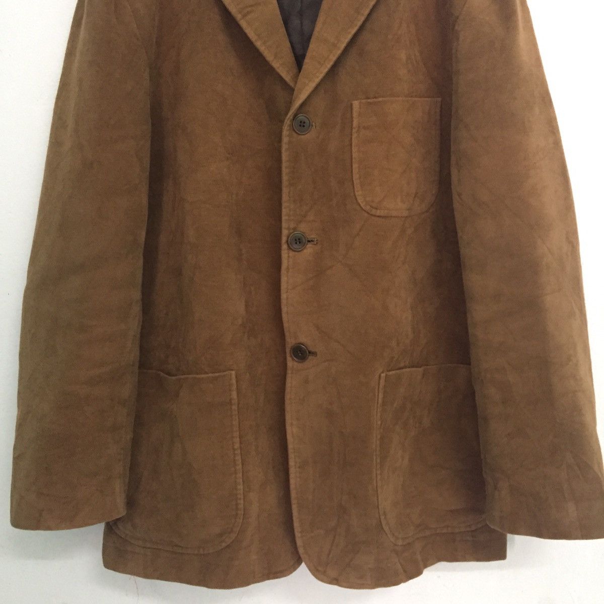 Uniqlo Fabric From ITALY Nice Browny Uniqlo Jacket Coat Size US M / EU 48-50 / 2 - 3 Thumbnail