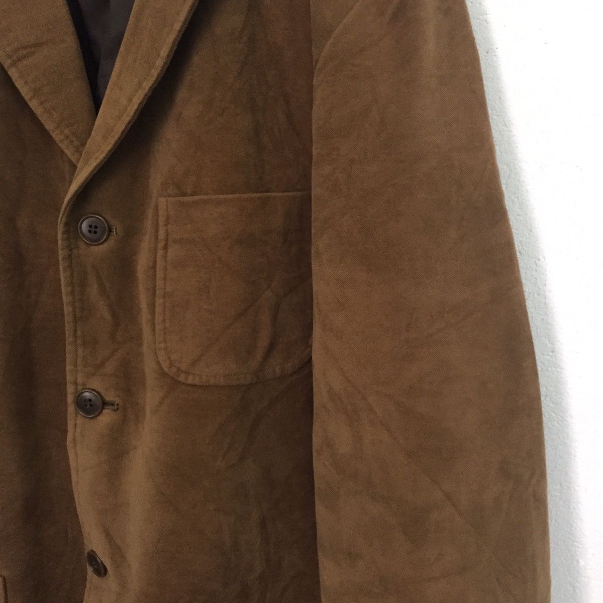 Uniqlo Fabric From ITALY Nice Browny Uniqlo Jacket Coat Size US M / EU 48-50 / 2 - 7 Thumbnail