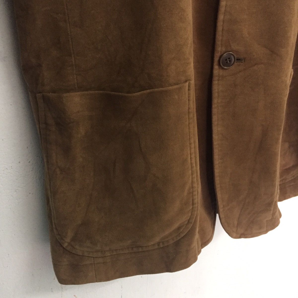 Uniqlo Fabric From ITALY Nice Browny Uniqlo Jacket Coat Size US M / EU 48-50 / 2 - 9 Thumbnail