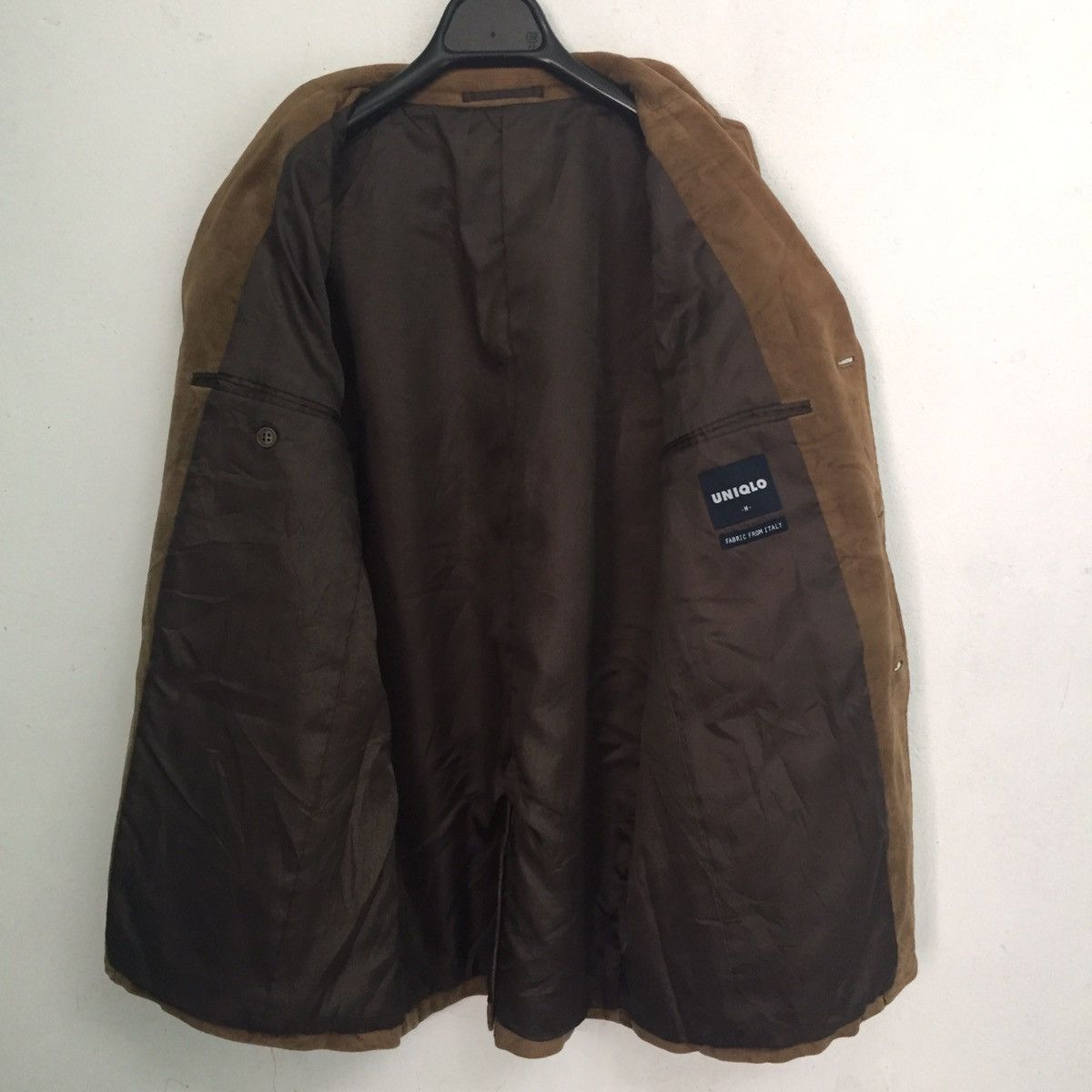 Uniqlo Fabric From ITALY Nice Browny Uniqlo Jacket Coat Size US M / EU 48-50 / 2 - 16 Thumbnail