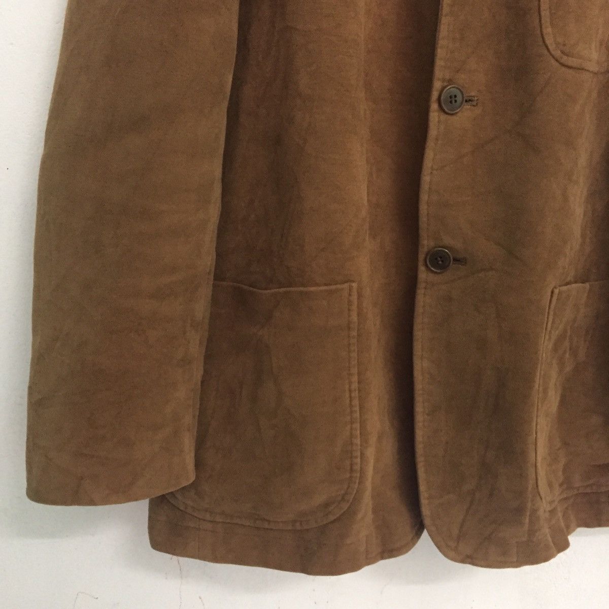 Uniqlo Fabric From ITALY Nice Browny Uniqlo Jacket Coat Size US M / EU 48-50 / 2 - 5 Thumbnail