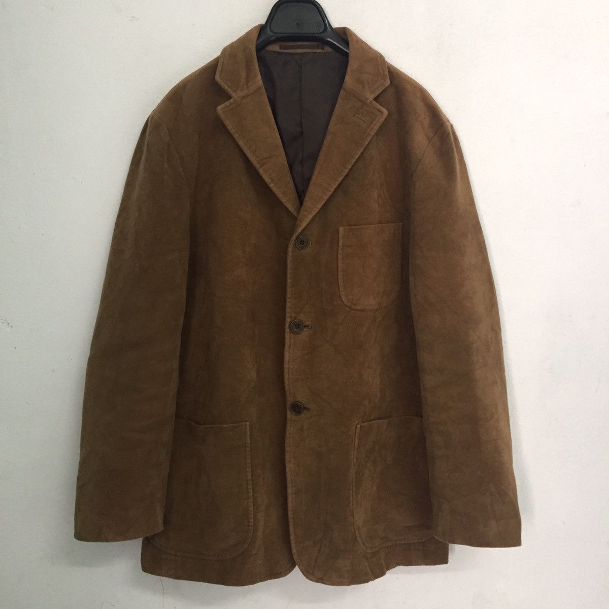 Uniqlo Fabric From ITALY Nice Browny Uniqlo Jacket Coat Size US M / EU 48-50 / 2 - 1 Thumbnail