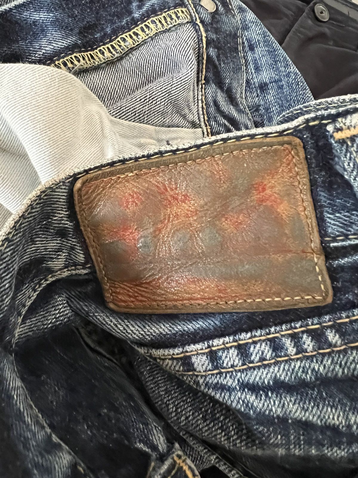 Burgus Plus BURGUS Japan Distressed Patchworks Denim Jeans Size US 34 / EU 50 - 23 Thumbnail