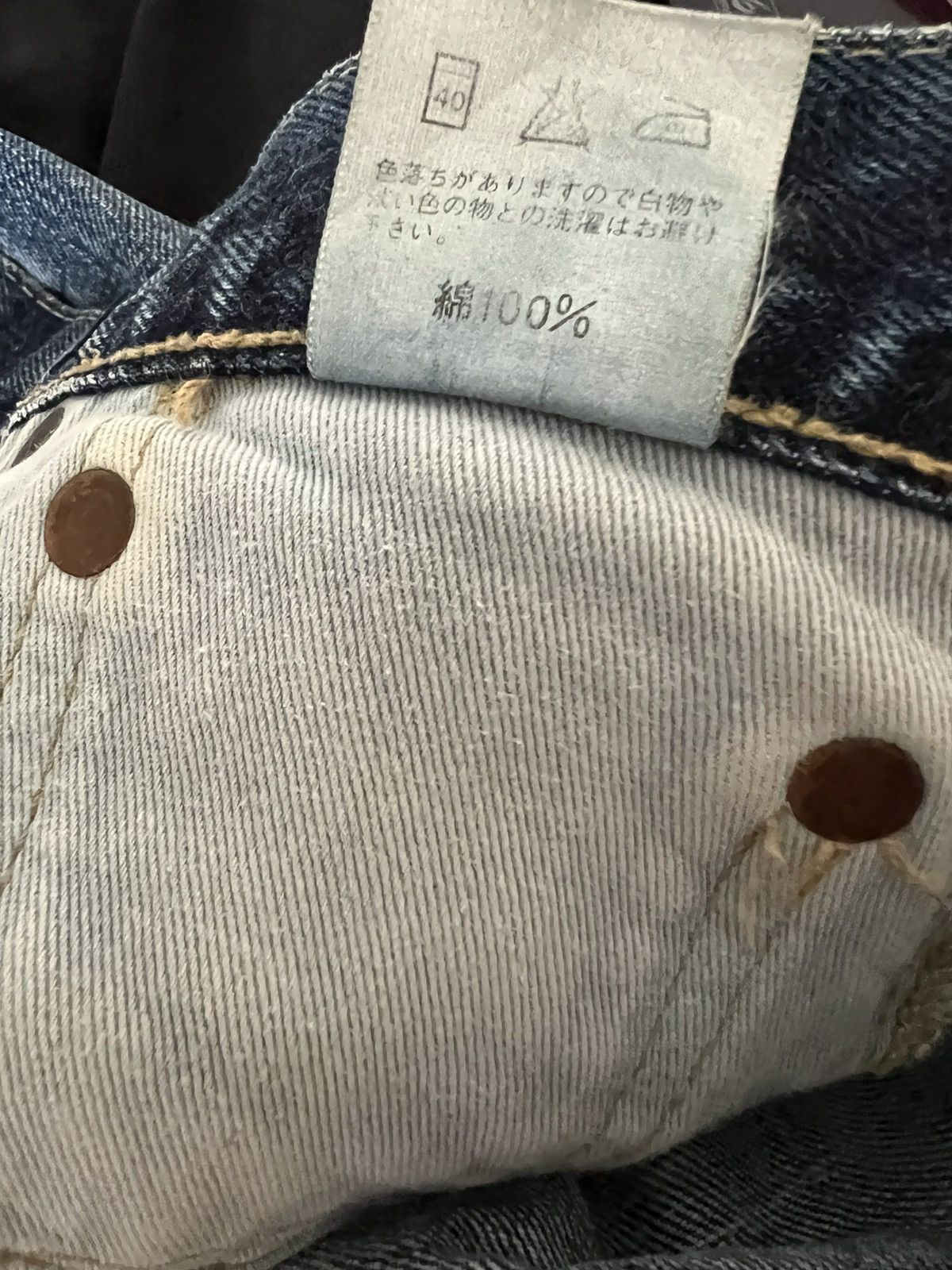 Burgus Plus BURGUS Japan Distressed Patchworks Denim Jeans Size US 34 / EU 50 - 25 Thumbnail