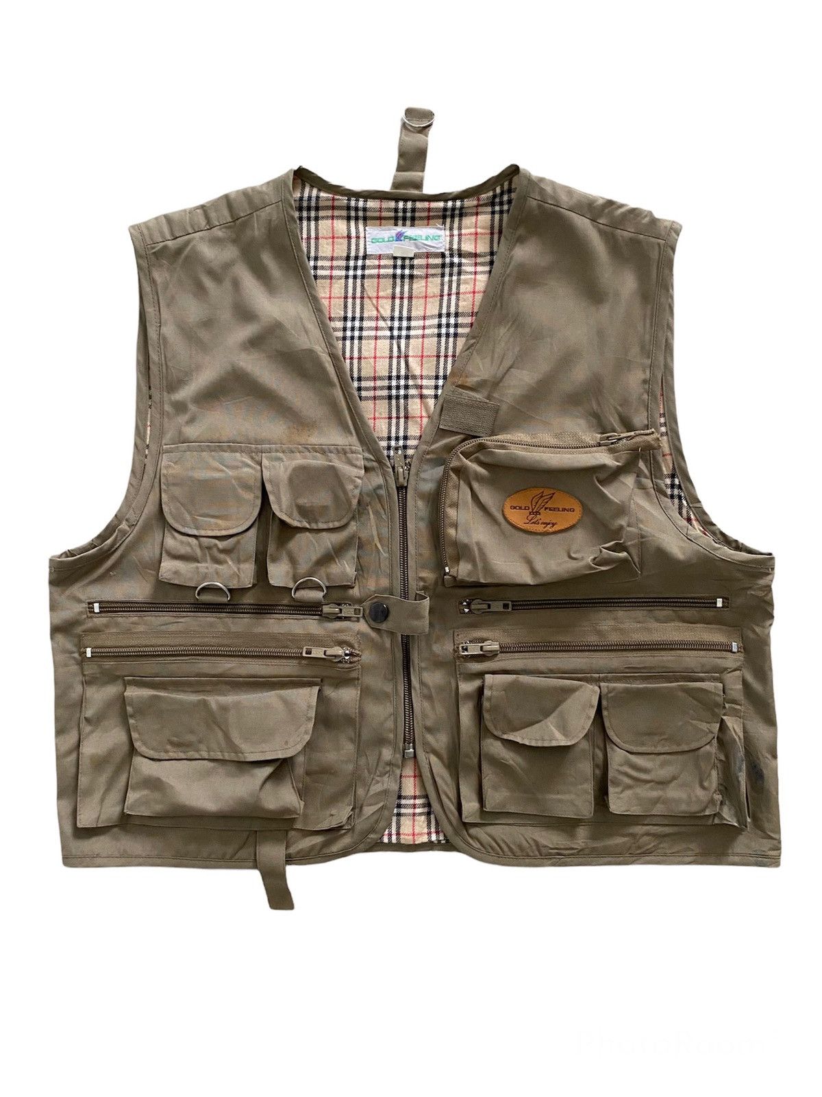 Japanese Brand × Vintage Gold Feeling Vest Military Design tactical pocket rare Size US M / EU 48-50 / 2 - 1 Thumbnail