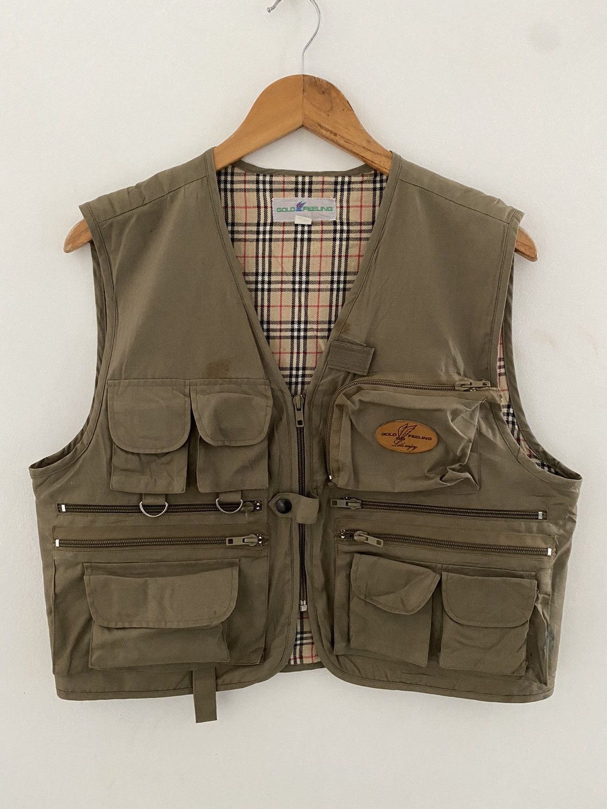 Japanese Brand × Vintage Gold Feeling Vest Military Design tactical pocket rare Size US M / EU 48-50 / 2 - 4 Thumbnail