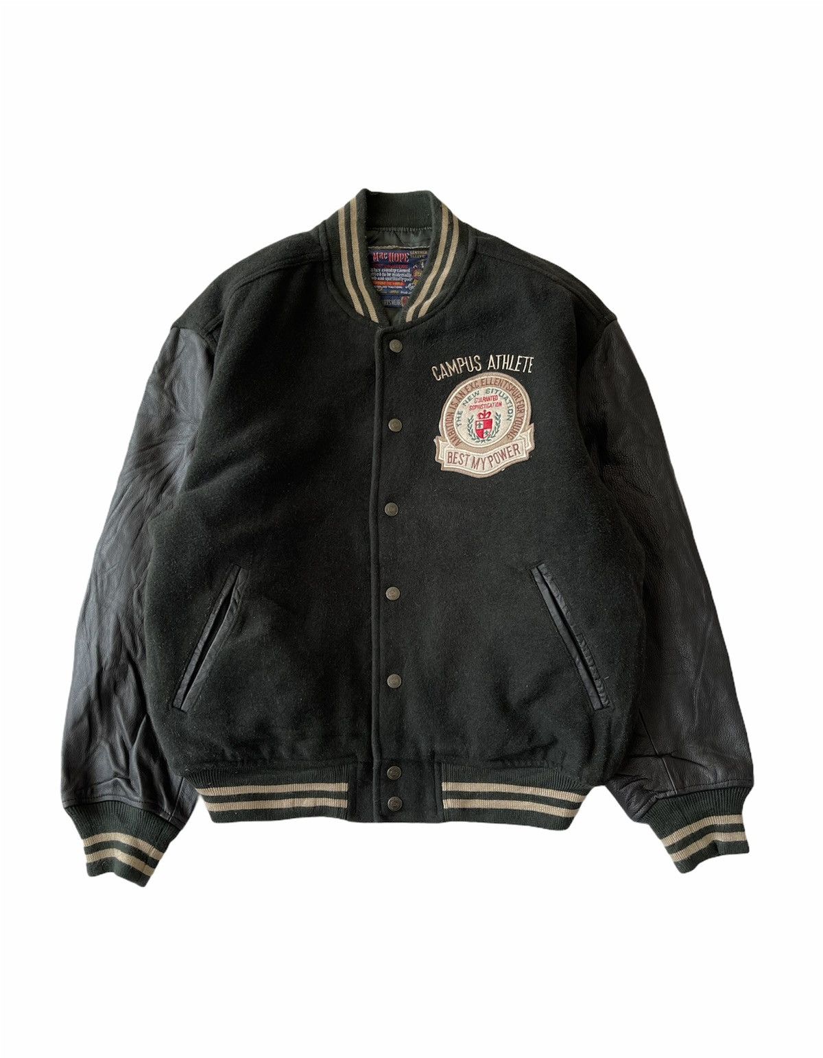 Vintage VINTAGE MACHOPE WOOL VARSITY JACKET Size US M / EU 48-50 / 2 - 1 Thumbnail