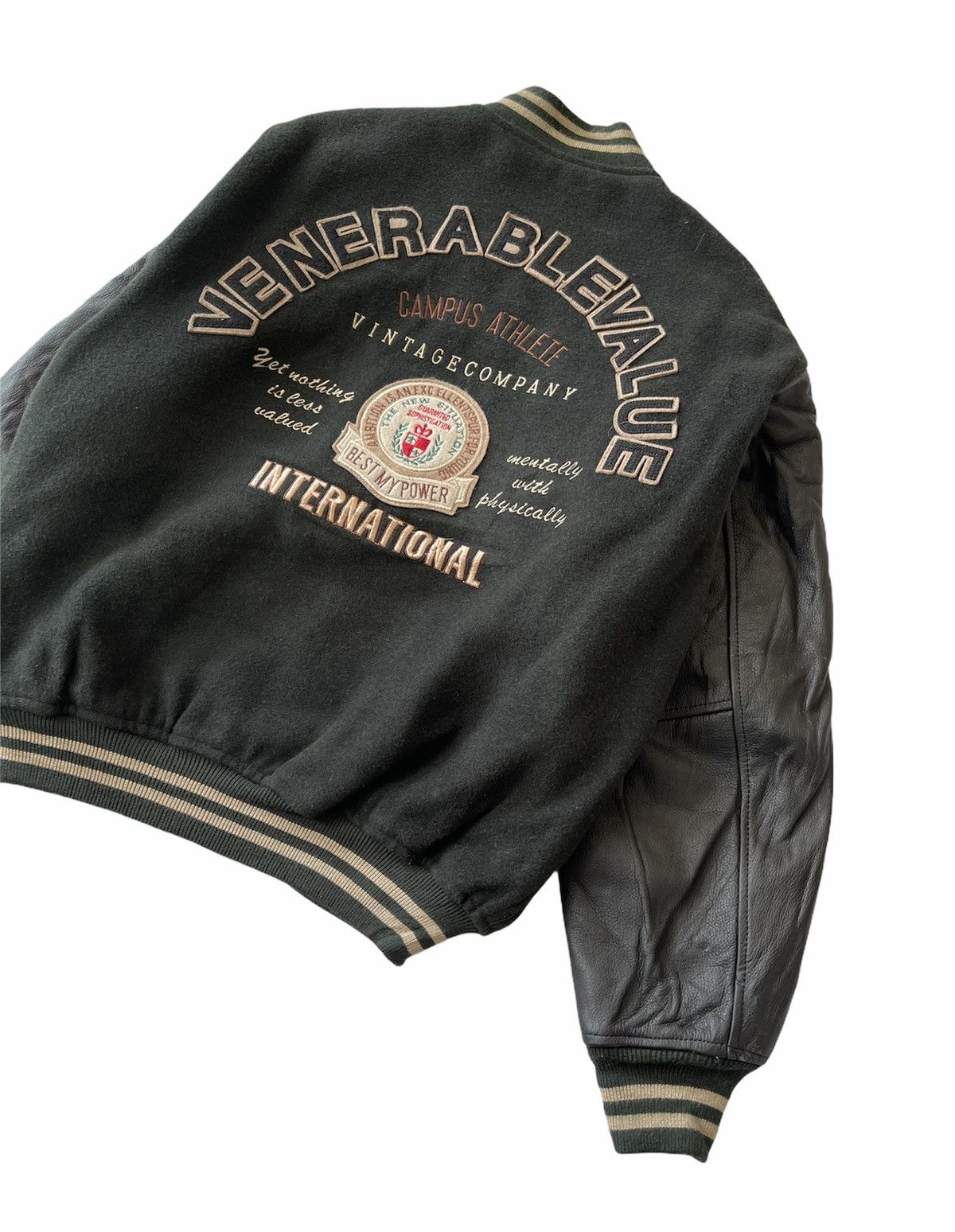 Vintage VINTAGE MACHOPE WOOL VARSITY JACKET Size US M / EU 48-50 / 2 - 6 Thumbnail