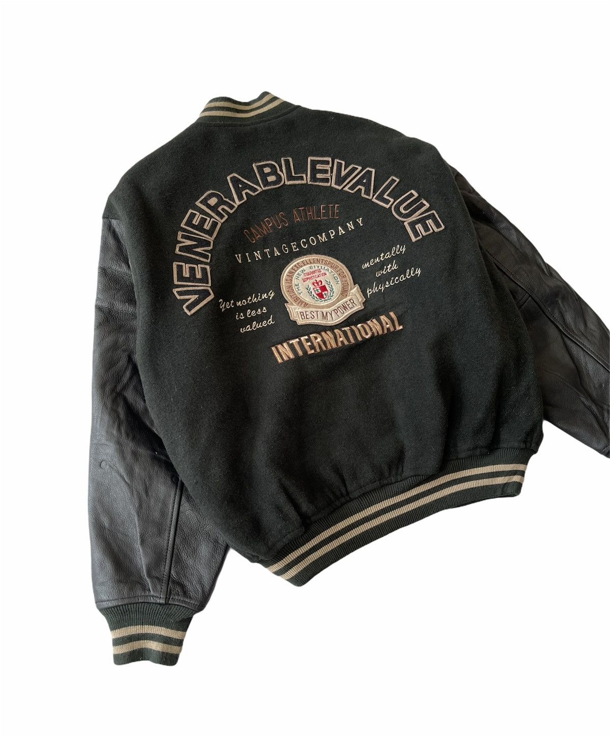 Vintage VINTAGE MACHOPE WOOL VARSITY JACKET Size US M / EU 48-50 / 2 - 4 Thumbnail