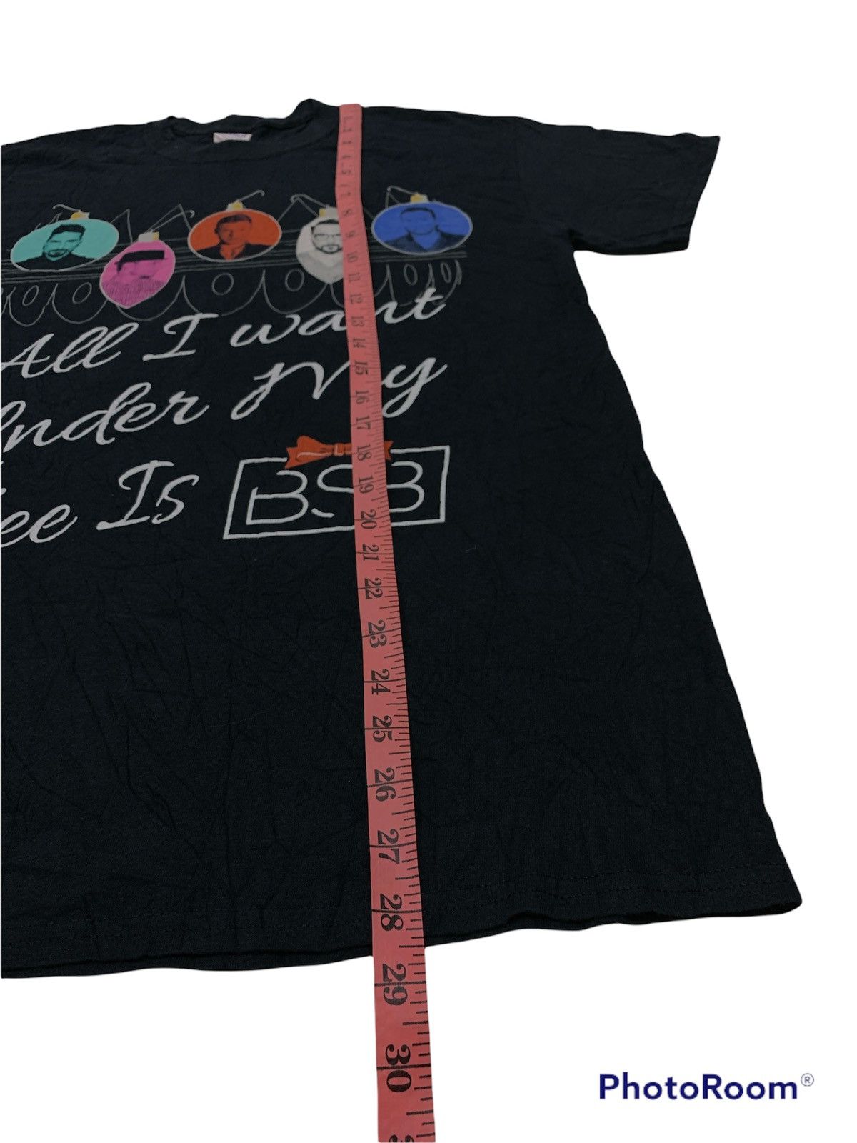 Band Tees BACKSTREET BOYS ALL I WANT UNDER MY TREE IS BSB Size US M / EU 48-50 / 2 - 3 Thumbnail