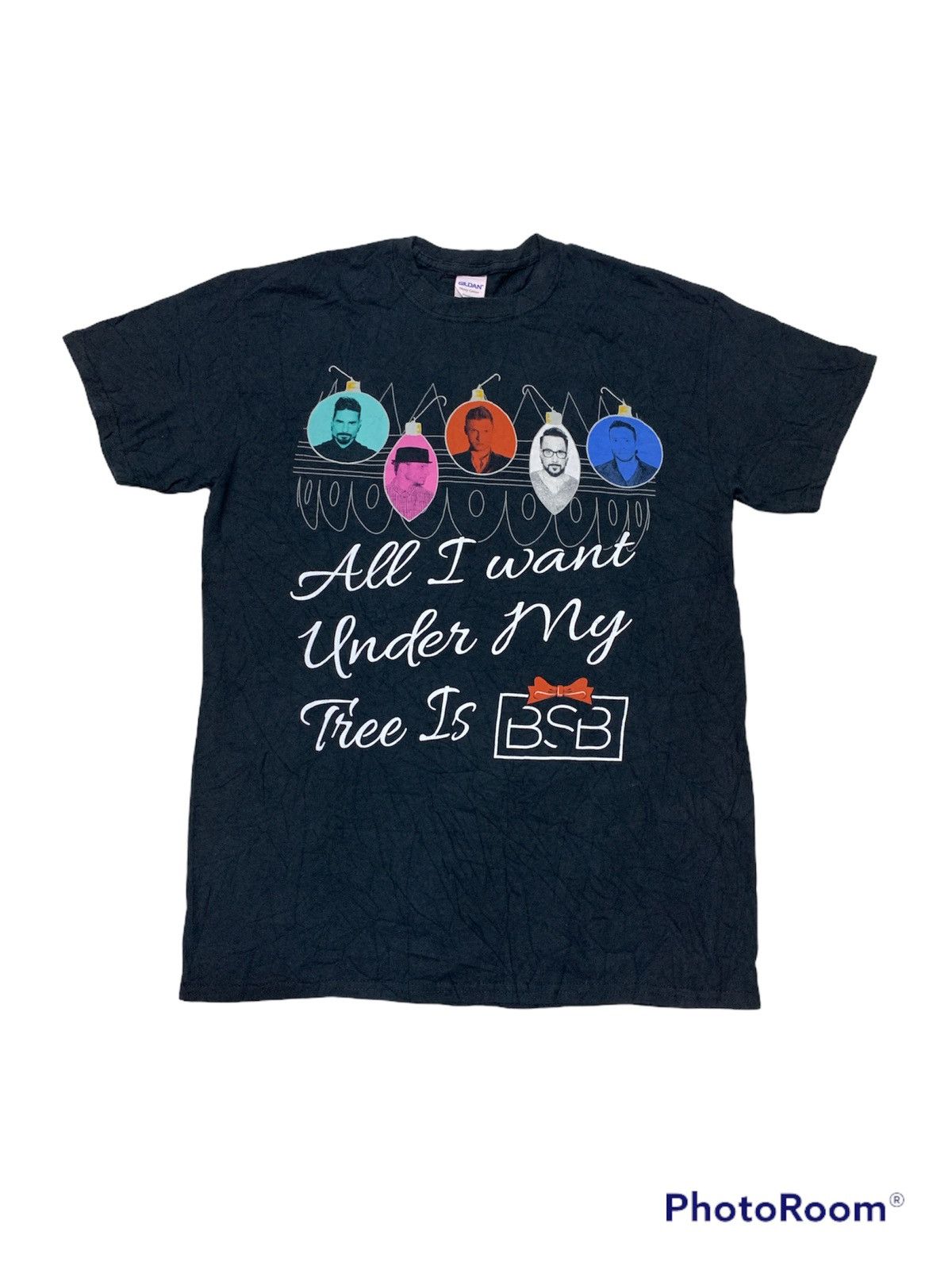 Band Tees BACKSTREET BOYS ALL I WANT UNDER MY TREE IS BSB Size US M / EU 48-50 / 2 - 1 Thumbnail