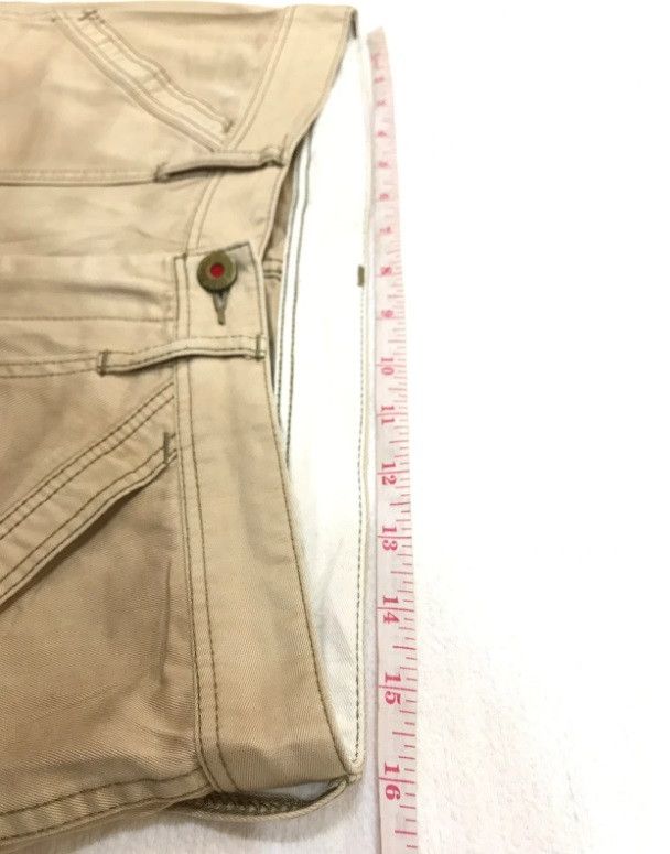 Edwin × Vintage OVER WORKS FACTORY EDWIN BEIGE CARGO PANTS DISTRESSED Size US 31 - 5 Thumbnail