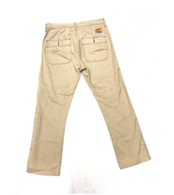 Edwin × Vintage OVER WORKS FACTORY EDWIN BEIGE CARGO PANTS DISTRESSED Size US 31 - 2 Thumbnail