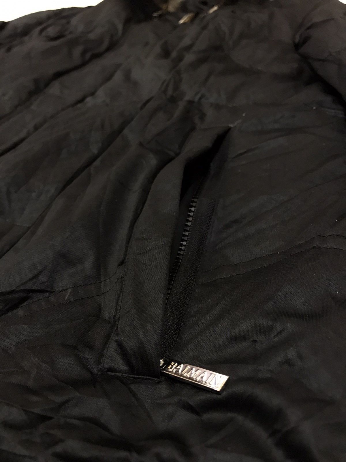 Balmain × Vintage VINTAGE BALMAIN BLUE FOX FUR DOWN PUFFER JACKET Size US M / EU 48-50 / 2 - 7 Thumbnail