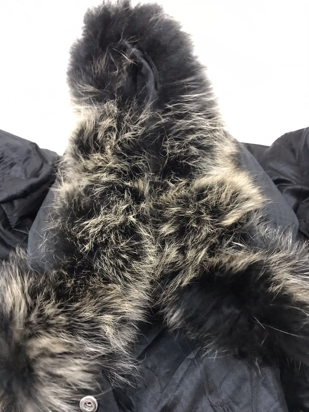 Balmain × Vintage VINTAGE BALMAIN BLUE FOX FUR DOWN PUFFER JACKET Size US M / EU 48-50 / 2 - 12 Thumbnail