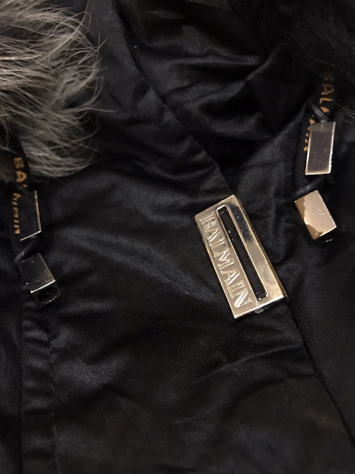 Balmain × Vintage VINTAGE BALMAIN BLUE FOX FUR DOWN PUFFER JACKET Size US M / EU 48-50 / 2 - 6 Thumbnail