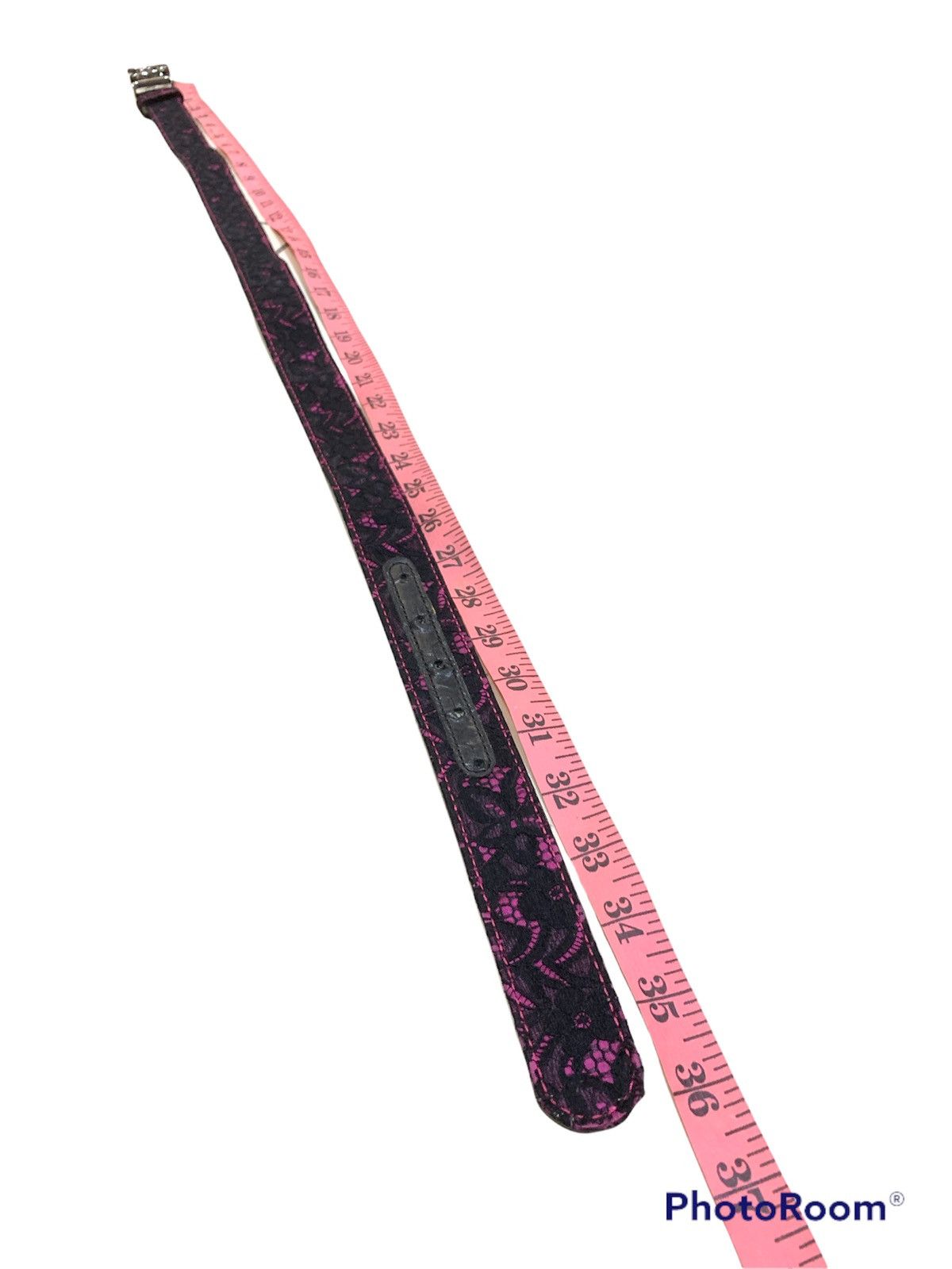 Dolce & Gabbana D&G TAPESTRY FLORAL PATTERN CHROME BUCKLE LEATHER BELT Size 32 - 2 Thumbnail