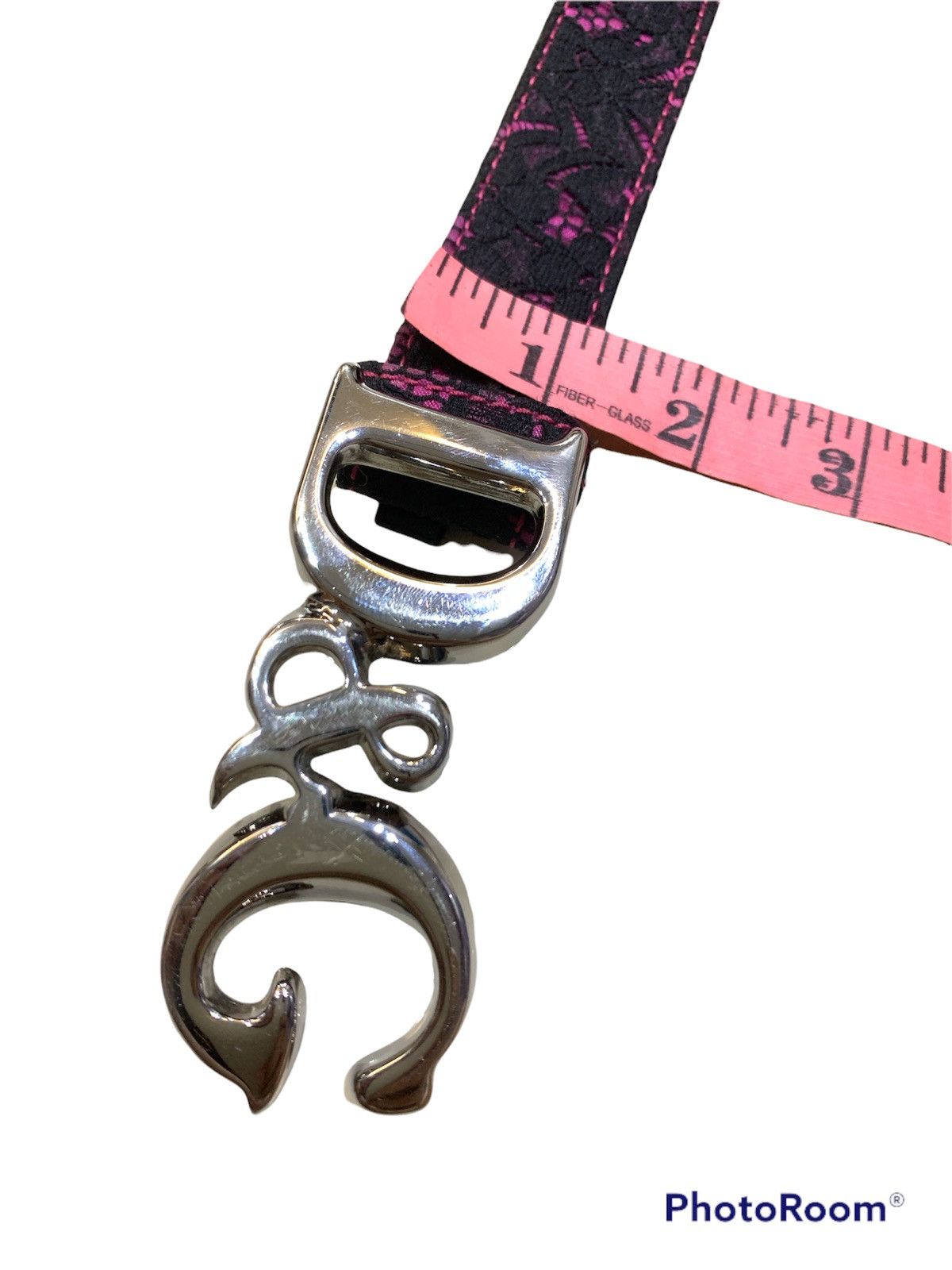 Dolce & Gabbana D&G TAPESTRY FLORAL PATTERN CHROME BUCKLE LEATHER BELT Size 32 - 5 Thumbnail