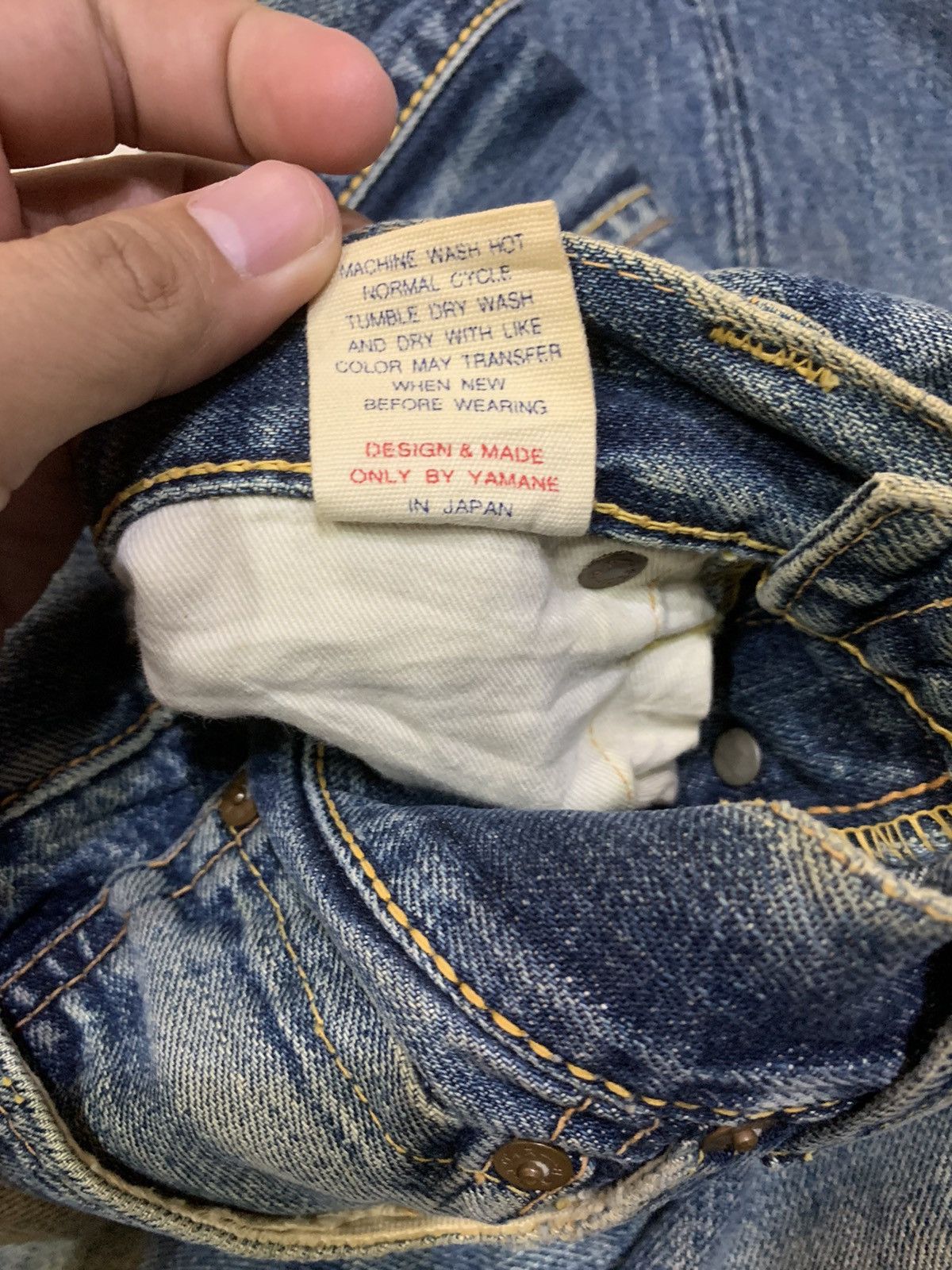 Evisu VTG EVISU NO.2 LOT 2000 SELVEDGE DISTRESSED DESTROYED JEANS Size US 29 - 10 Thumbnail