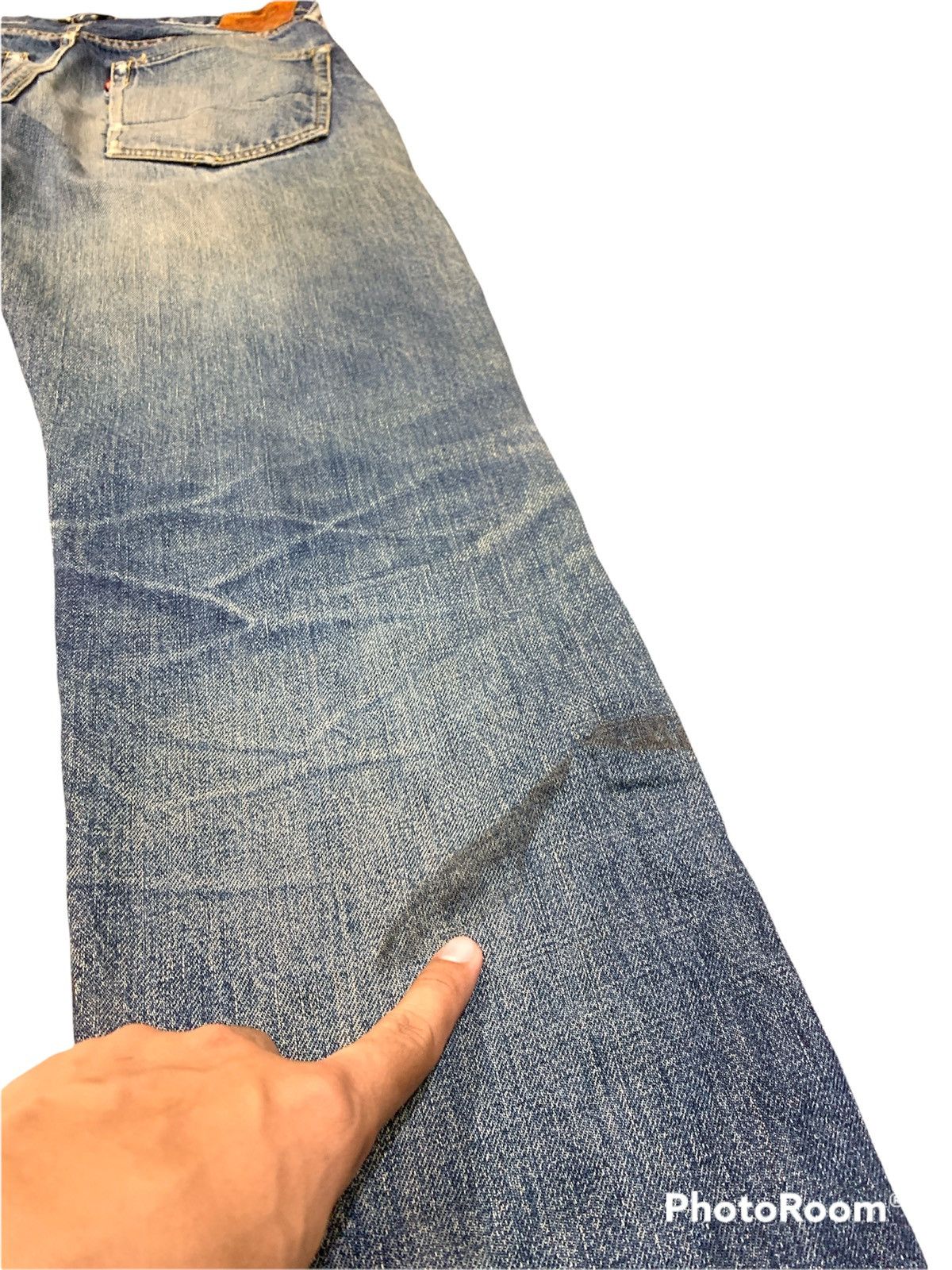 Evisu VTG EVISU NO.2 LOT 2000 SELVEDGE DISTRESSED DESTROYED JEANS Size US 29 - 3 Thumbnail