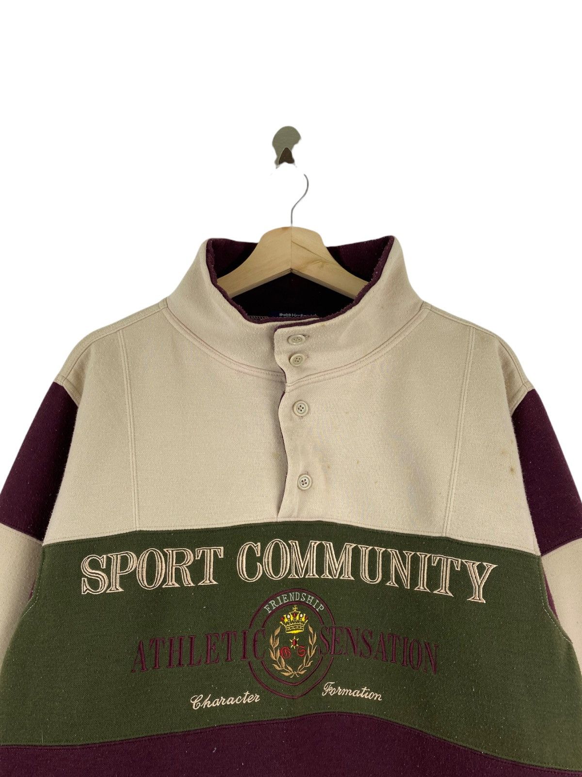 Vintage VINTAGE SPORT COMMUNITY ATHLETIC SENSATION SWEATSHIRT Size US M / EU 48-50 / 2 - 2 Thumbnail