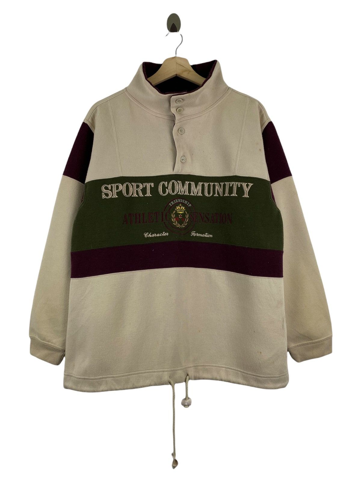 Vintage VINTAGE SPORT COMMUNITY ATHLETIC SENSATION SWEATSHIRT Size US M / EU 48-50 / 2 - 1 Thumbnail