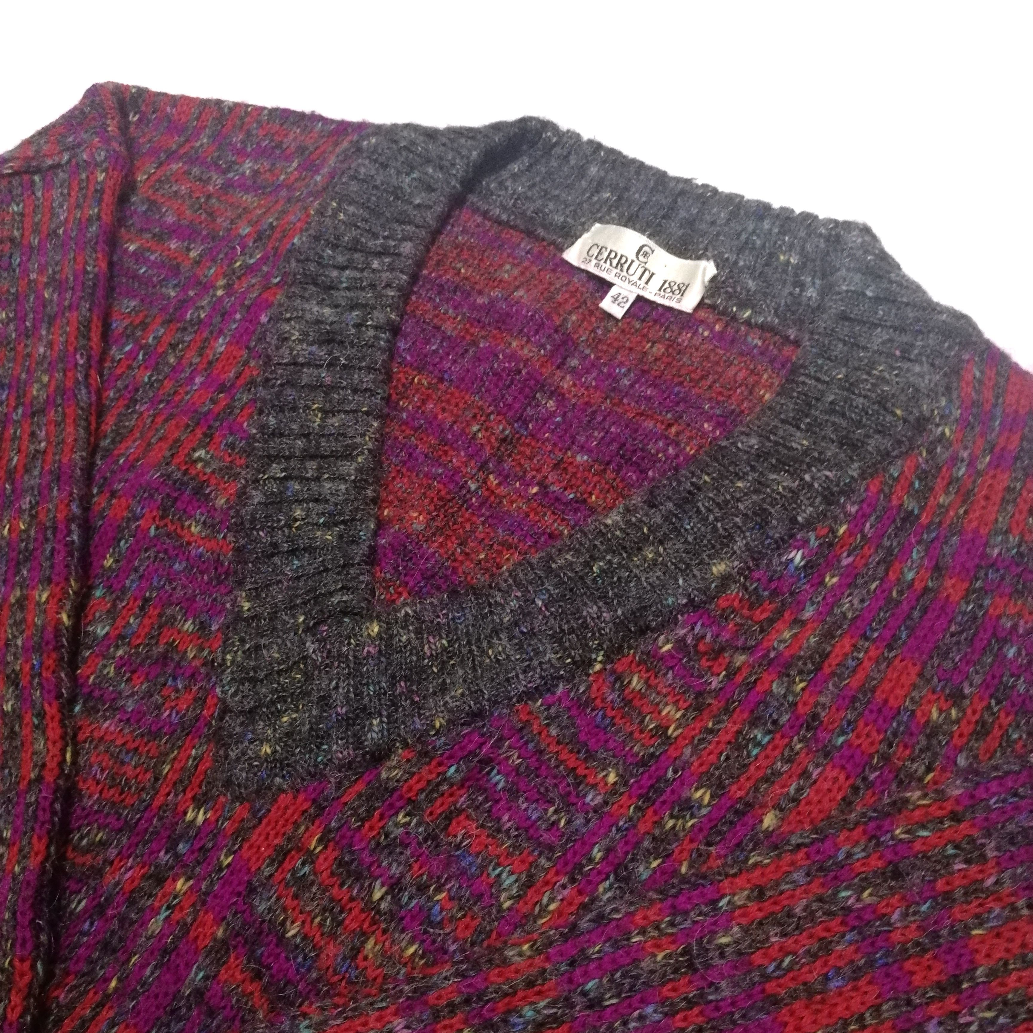Cerruti 1881 🔥Vintage CERRUTTI 1881 knitwear sweater Size US XS / EU 42 / 0 - 2 Thumbnail