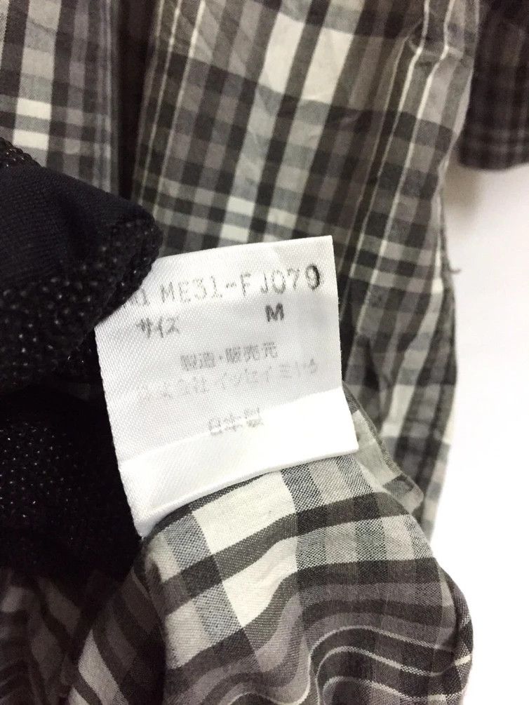 Designer Vintage Issey Miyake mandarin collar plaid button ups shirt Size US M / EU 48-50 / 2 - 7 Thumbnail