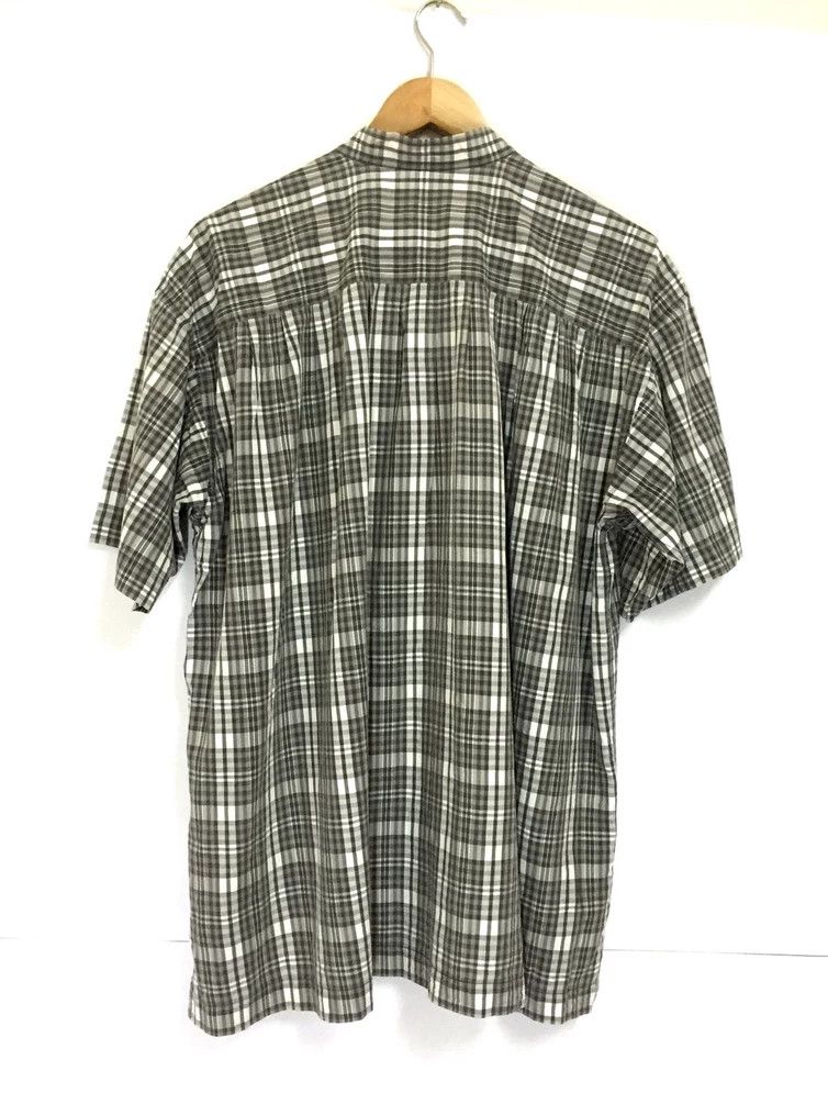 Designer Vintage Issey Miyake mandarin collar plaid button ups shirt Size US M / EU 48-50 / 2 - 3 Thumbnail