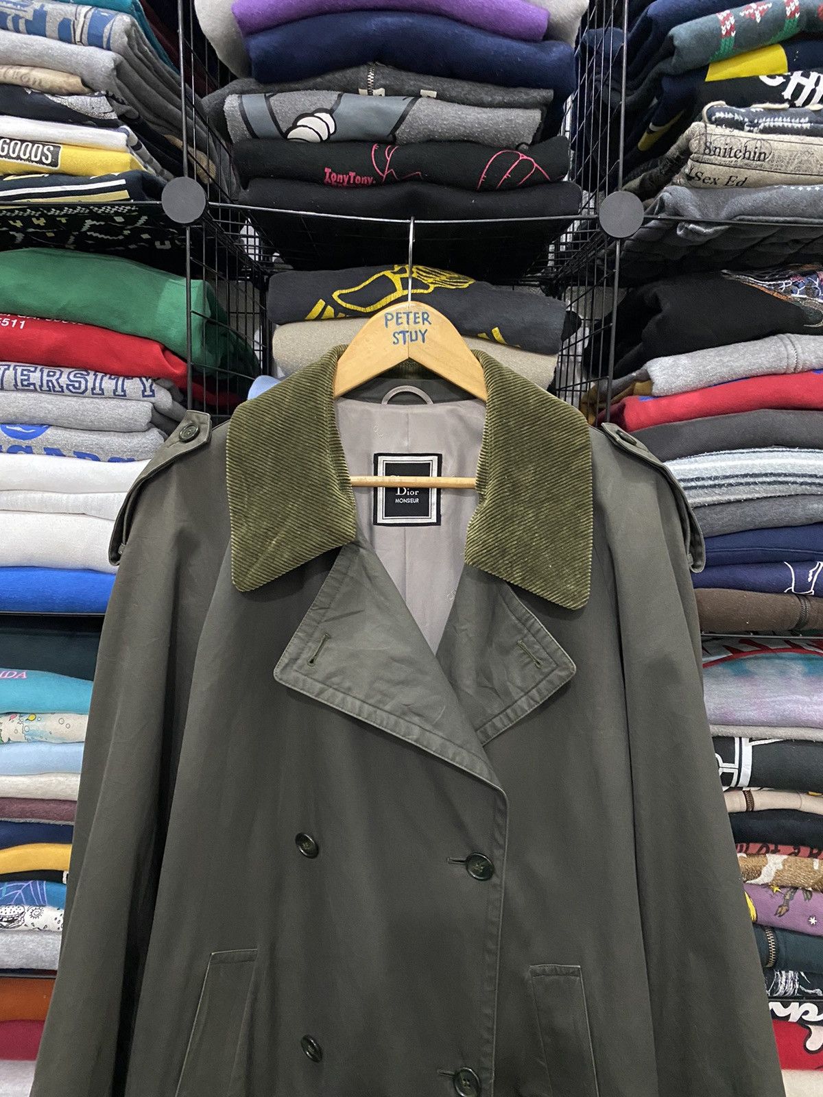 Christian Dior Monsieur × Vintage VINTAGE CHRISTIAN DIOR MONSIEUR LONG COAT Size US L / EU 52-54 / 3 - 4 Thumbnail