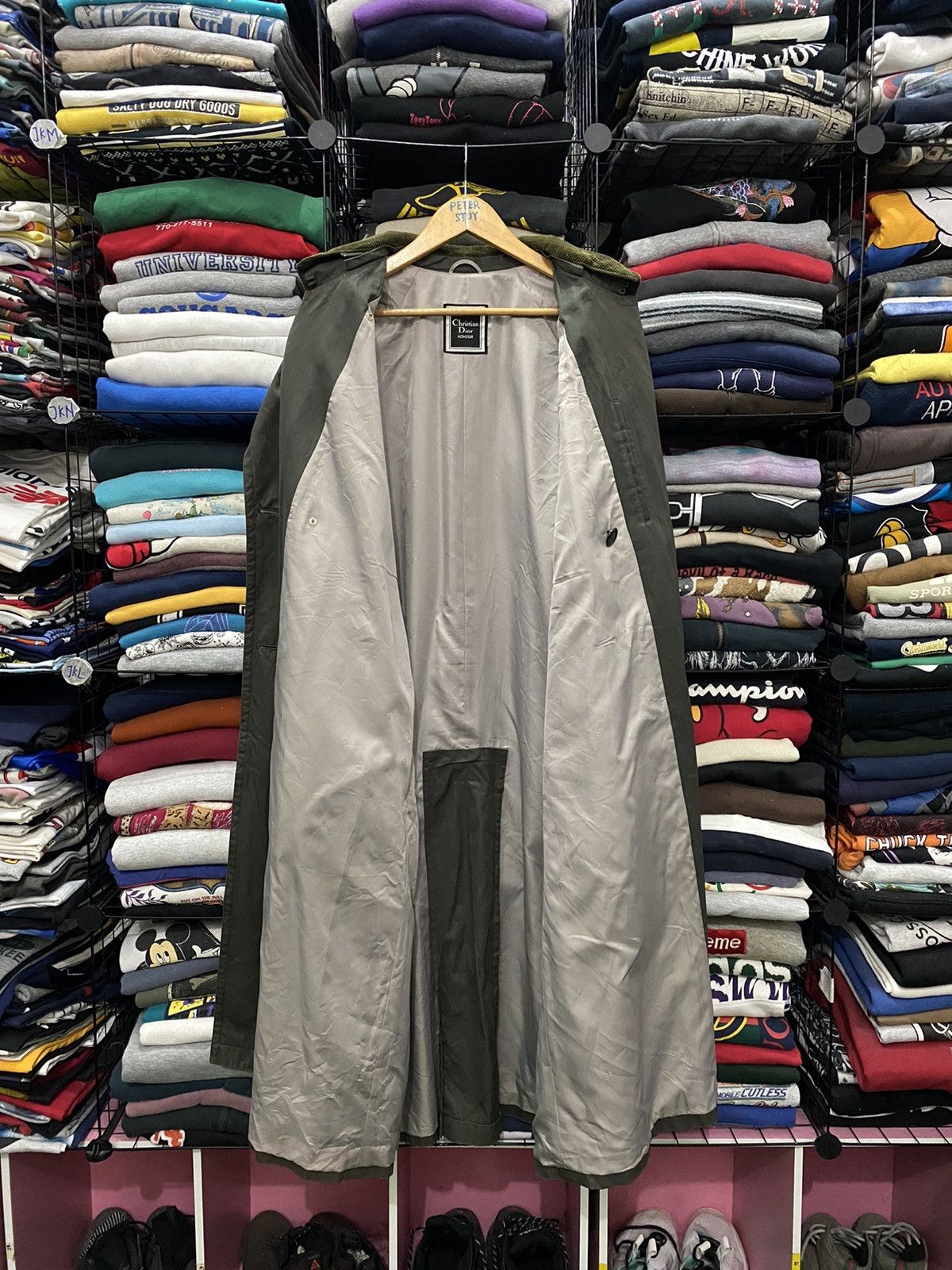 Christian Dior Monsieur × Vintage VINTAGE CHRISTIAN DIOR MONSIEUR LONG COAT Size US L / EU 52-54 / 3 - 3 Thumbnail