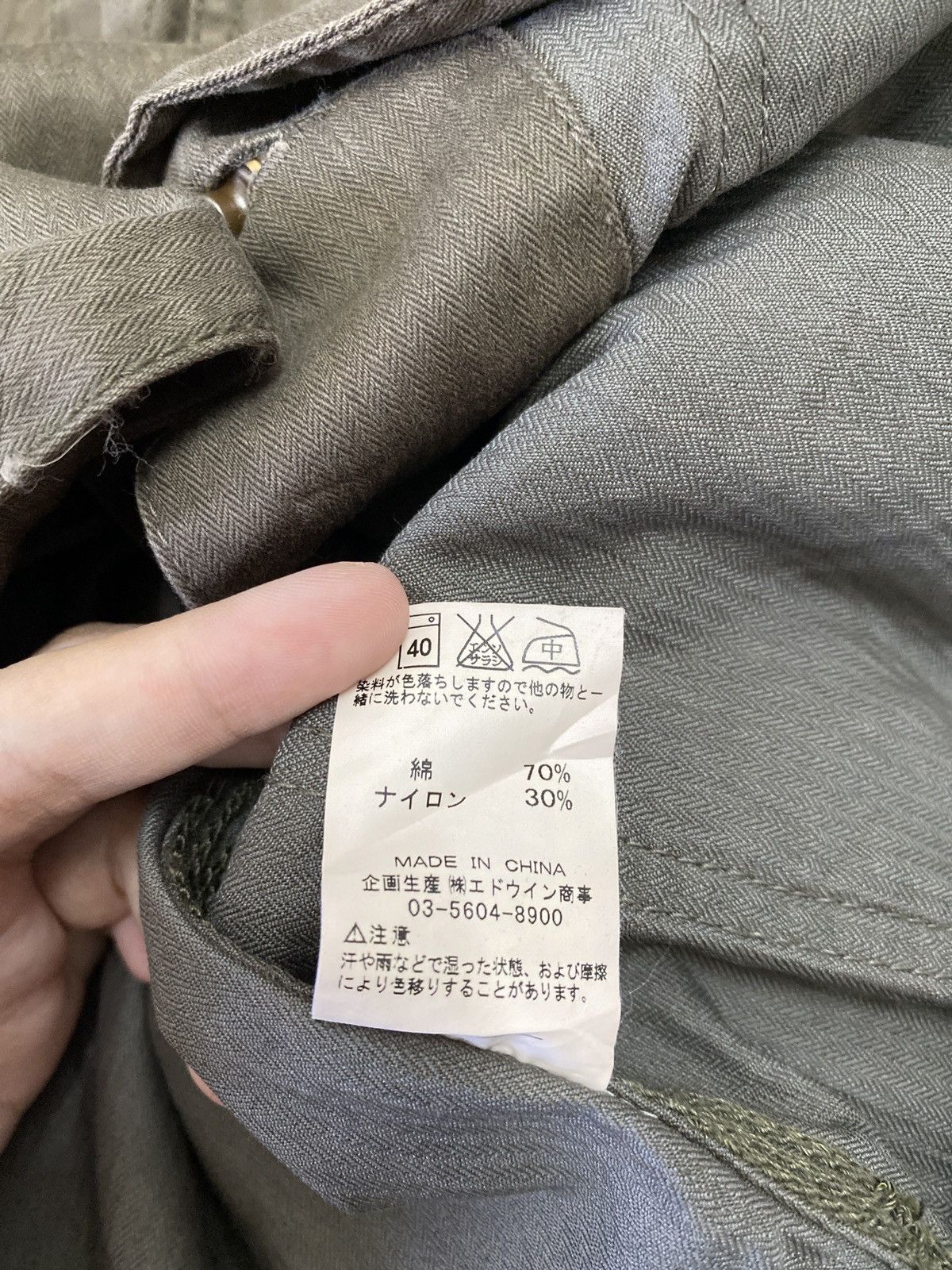 Lee × Vintage VINTAGE 80’s LEE UNION MADE CARGO JACKET Size US L / EU 52-54 / 3 - 5 Thumbnail